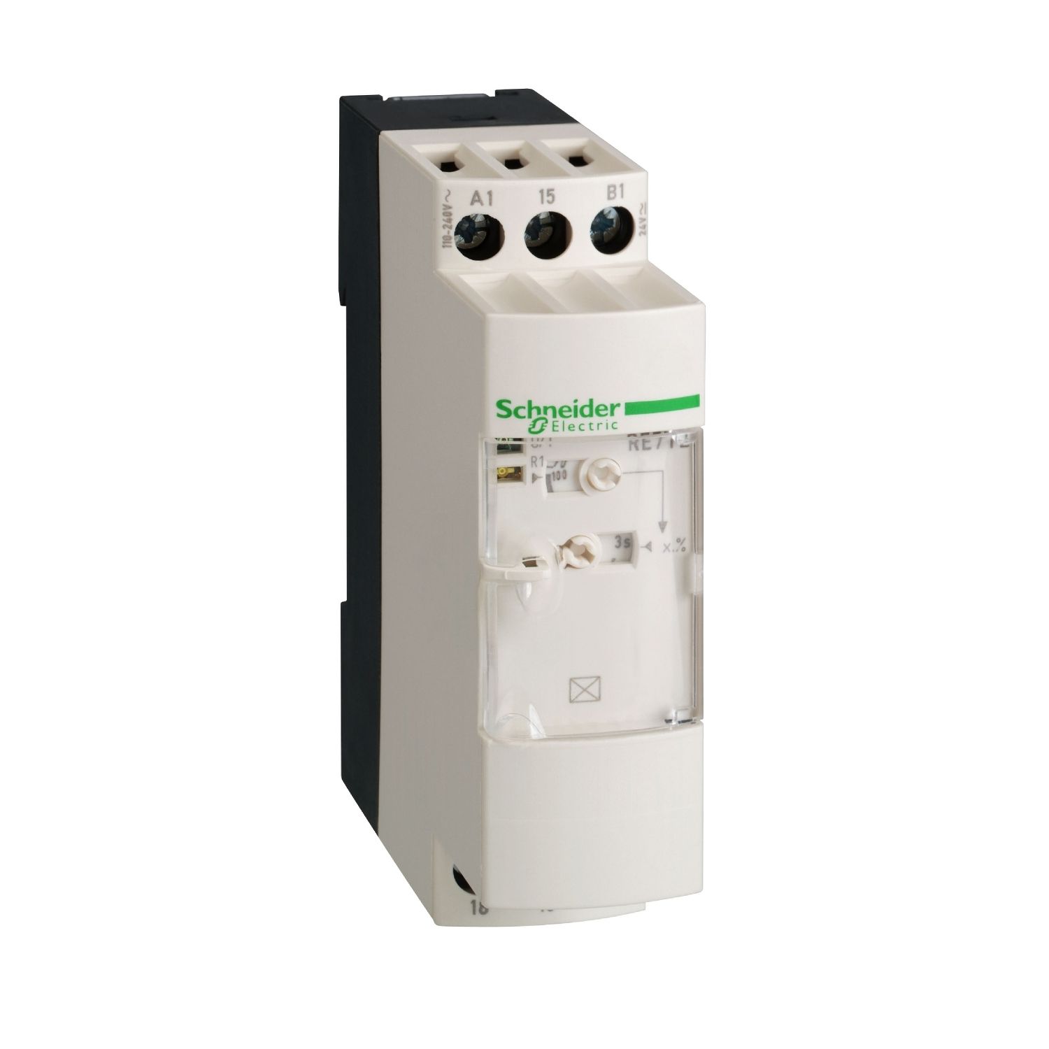 Picture of adjustable on-delay timing relay - 0.05..1 s - 24 V AC DC - 2 OC