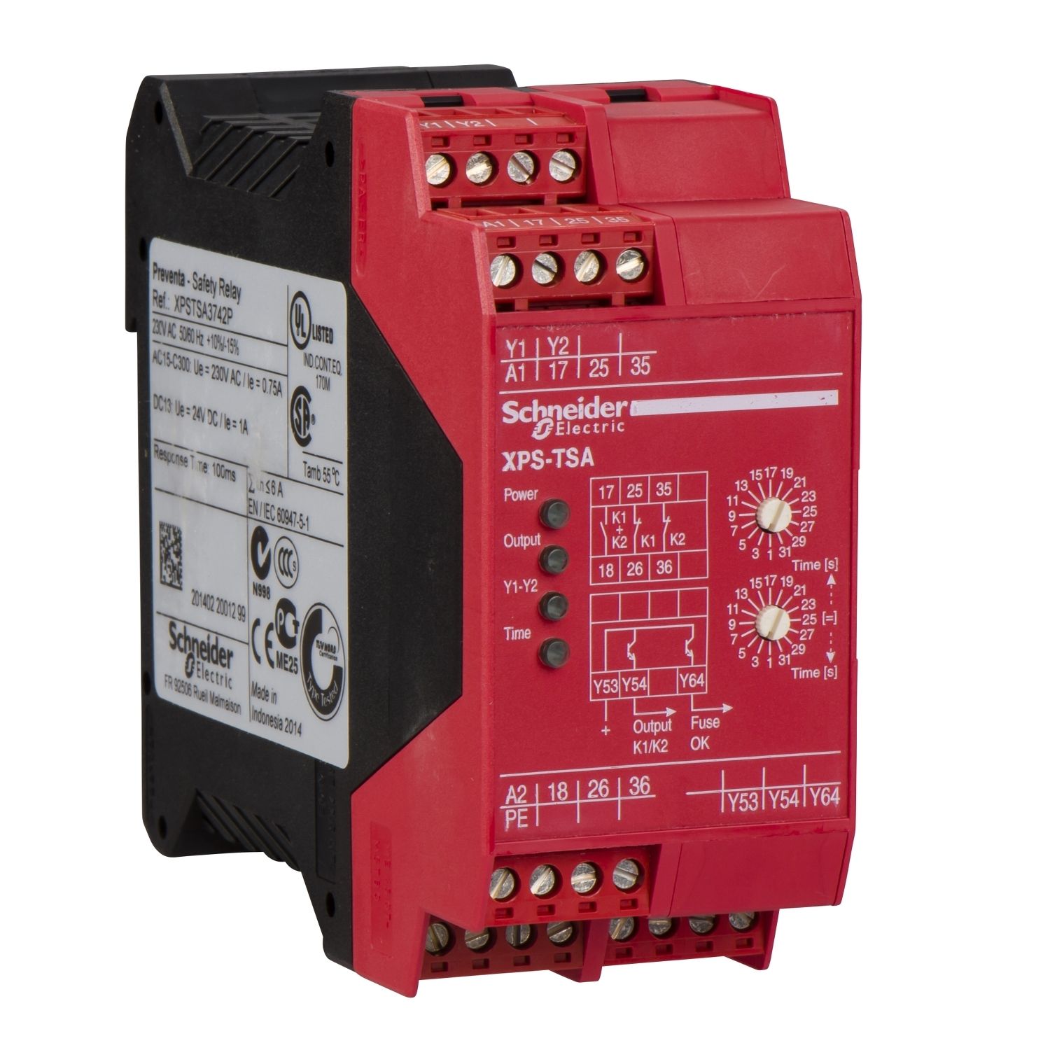Picture of module XPSTS - interlocking on high inertia machines - 24 V AC DC