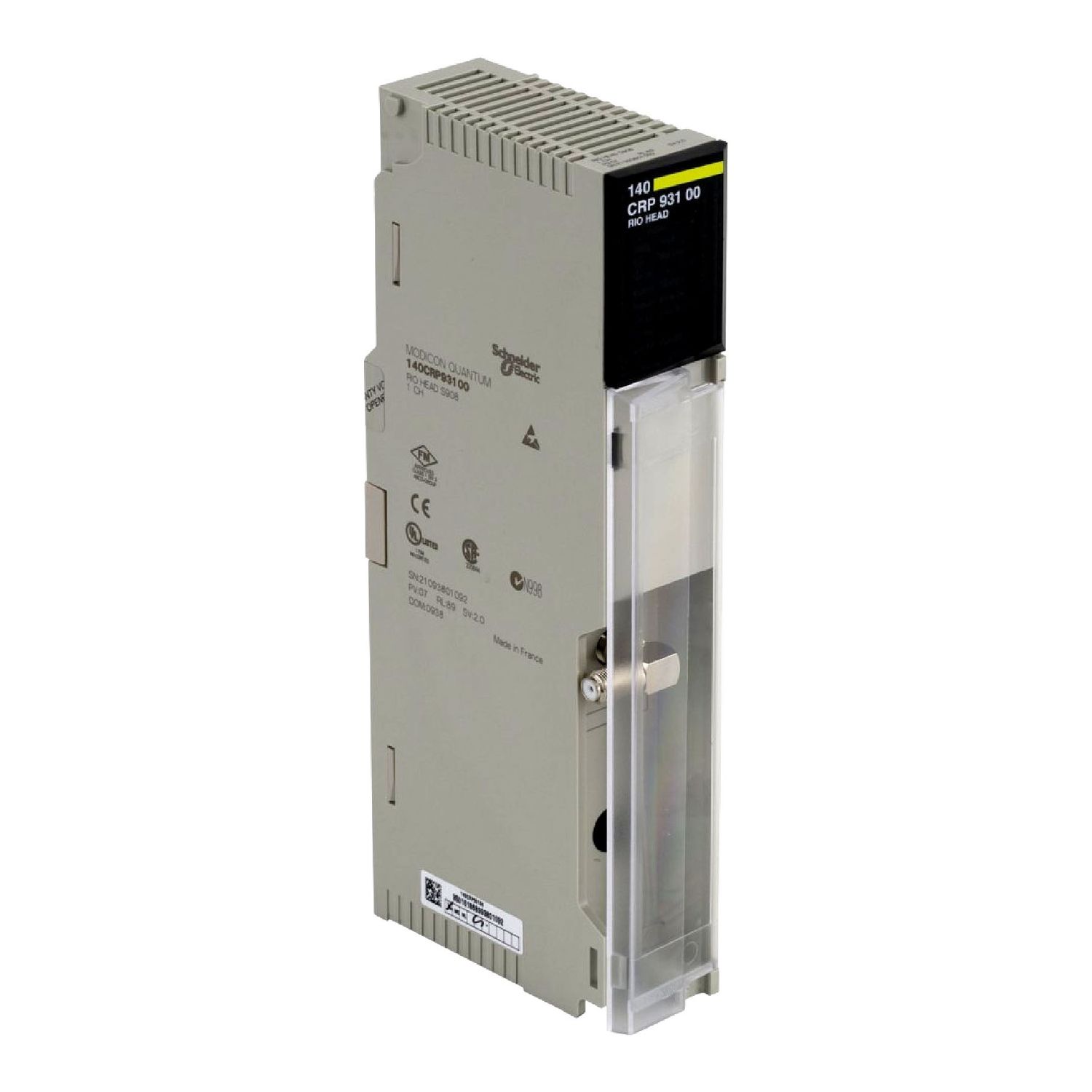 Picture of RIO head end adaptor module, Modicon Quantum, 1544Mbit/s, 75Ohm coaxial cable, 3W