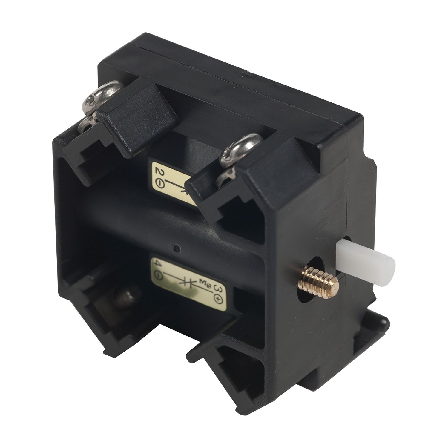 Picture of Contact block, Harmony 9001K, Harmony 9001SK, 240V, screw clamp terminal, power reed, hermetically sealed, 2 NO