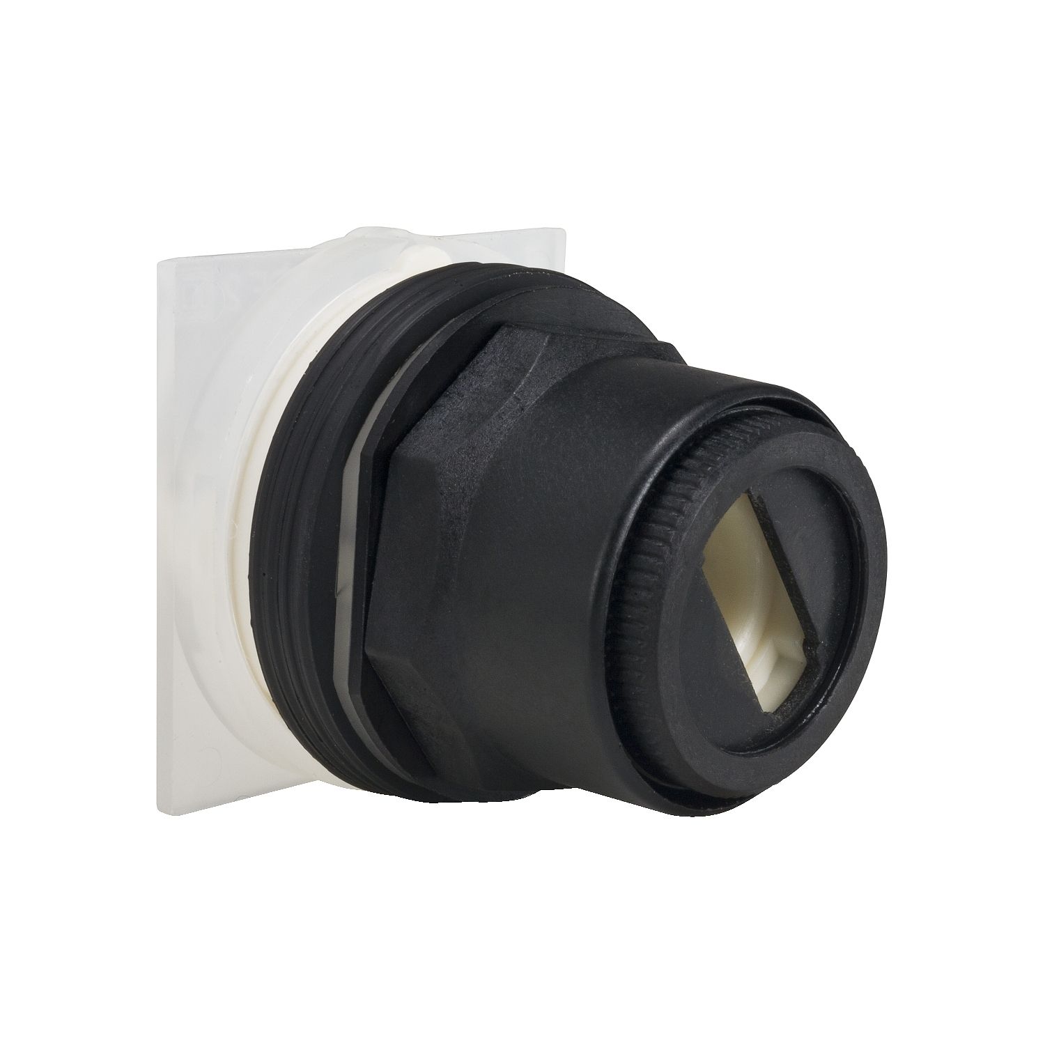 Picture of Selector switch head, Harmony 9001SK, plastic, without handle, 30mm, 2 positions, spring return right to left