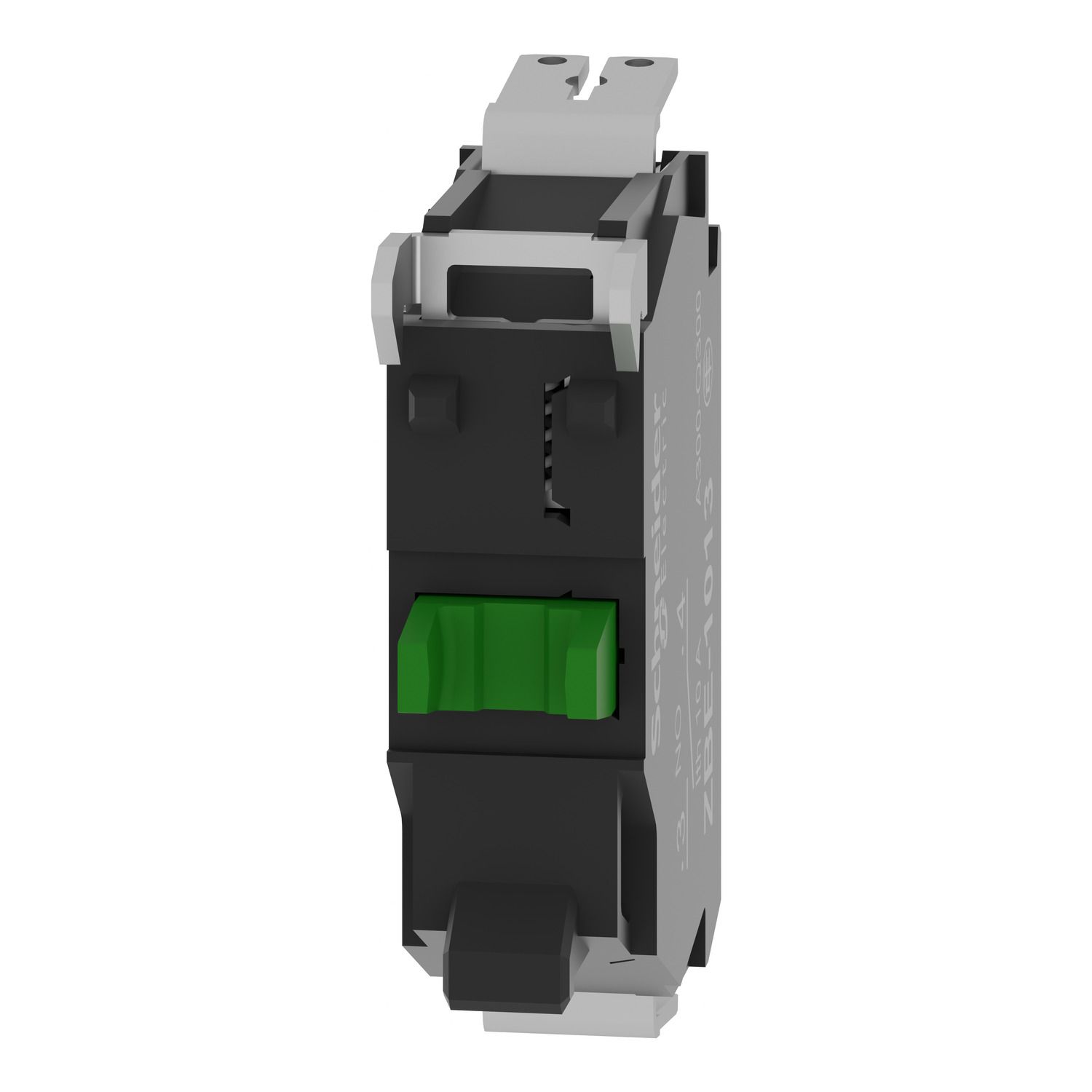Picture of Single contact block, Harmony XB4, silver alloy, faston connector, 1NO