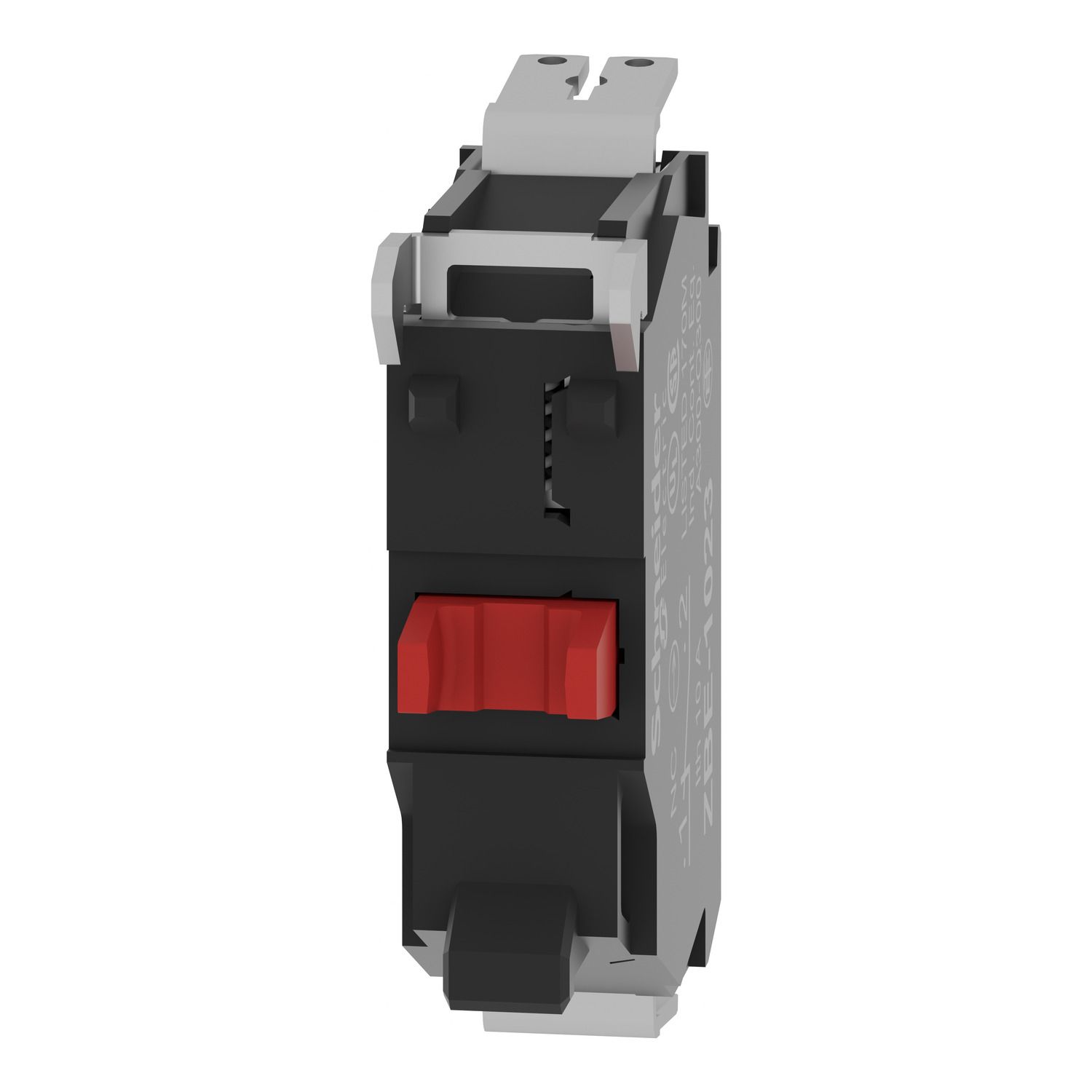 Picture of Single contact block, Harmony XB4, silver alloy, faston connector, 1 NC, front mounting
