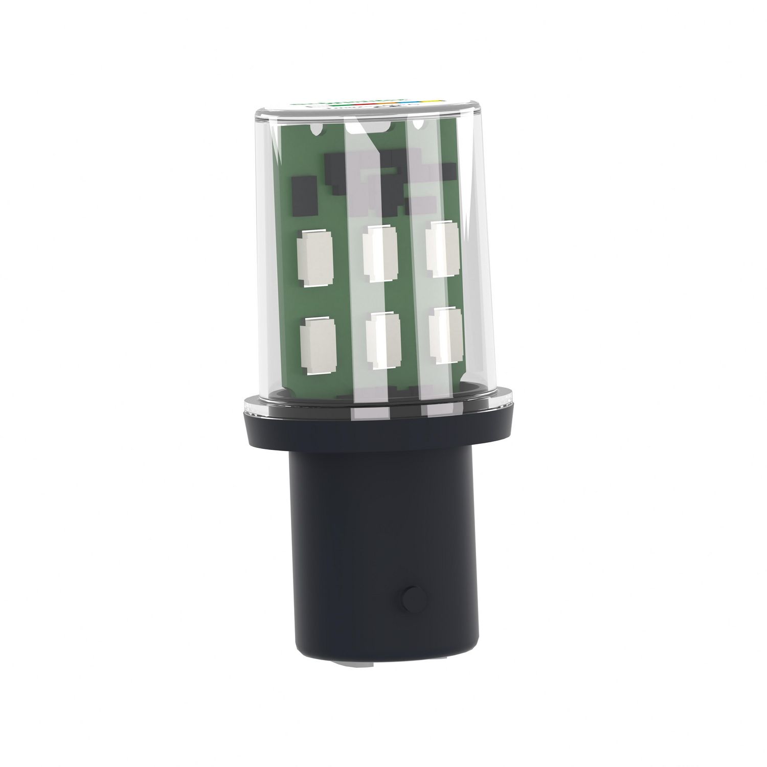Picture of LED bulb, Harmony XVB, BA 15d, yellow, steady light, 24V AC/DC