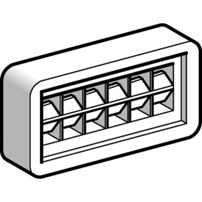 Picture of Marker holder, Linergy TR cable ends, 20x10mm, for fixing to any type of support, set of 50