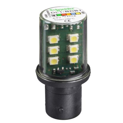 Picture of LED bulb, Harmony XVB, BA 15d, white, steady light, 24V AC/DC