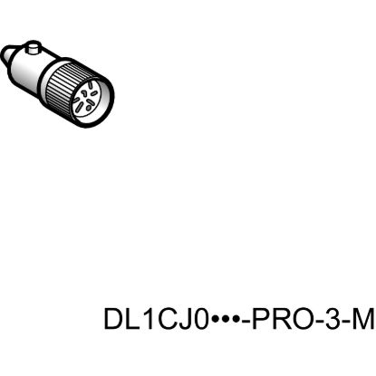 Picture of LED bulb with BA9s base - green - 9 V AC/DC