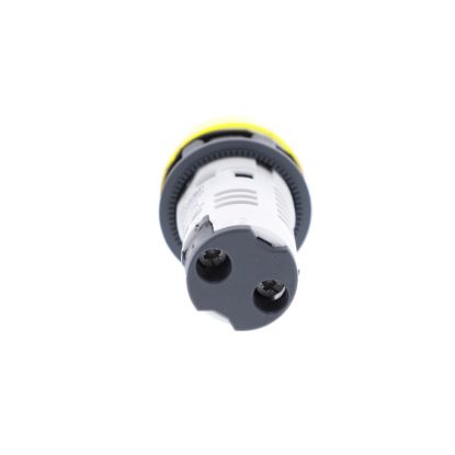 Picture of Monolithic pilot light, Harmony XB7, plastic, yellow, 22mm, integral LED, 230...240V AC