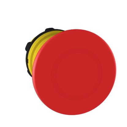Picture of Emergency stop head, Harmony XB5, switching off, plastic, red, mushroom 40mm, 22mm, trigger latching push pull