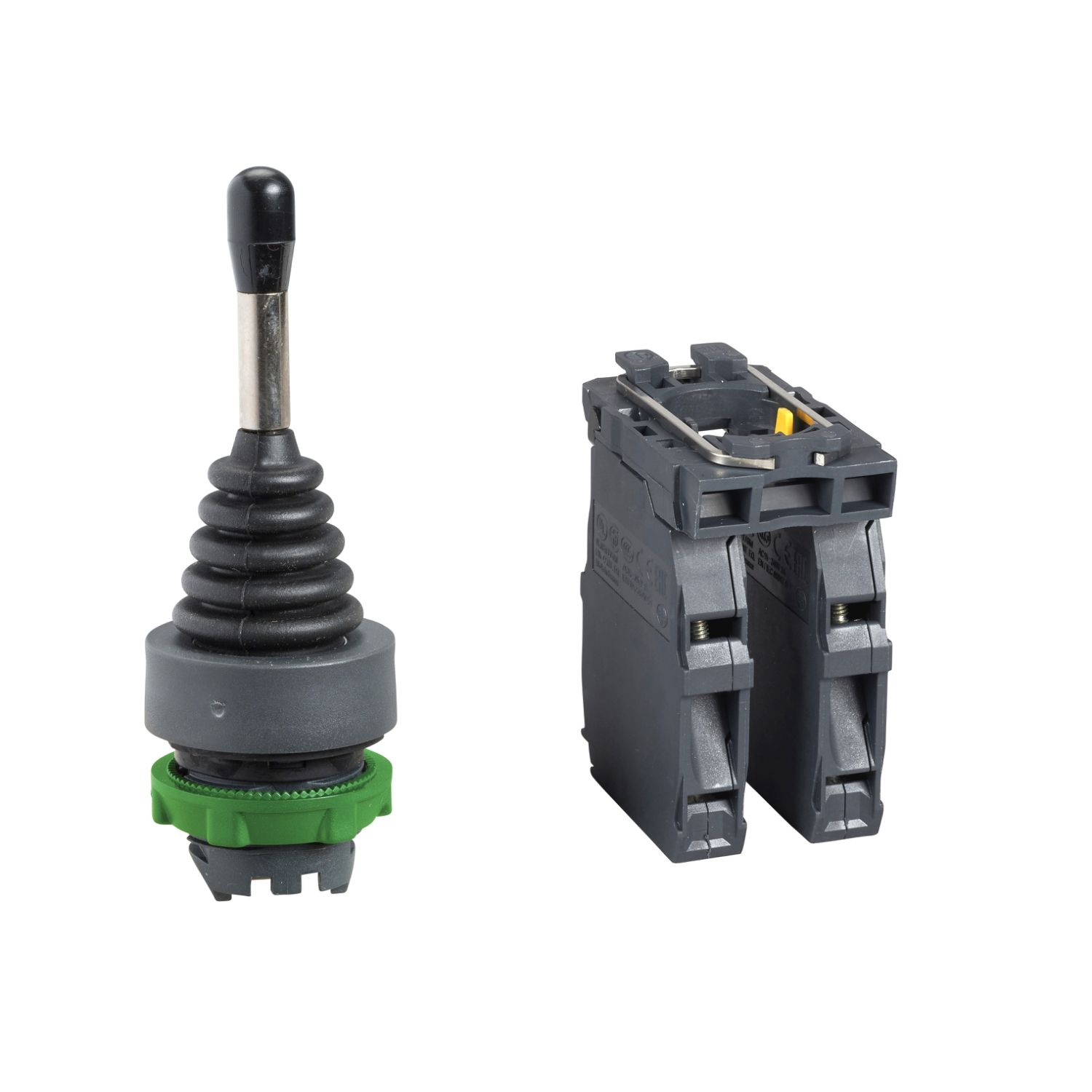 Picture of Joystick controller, Harmony XB5, 22mm, 4 direction, stay put, 1NO per direction