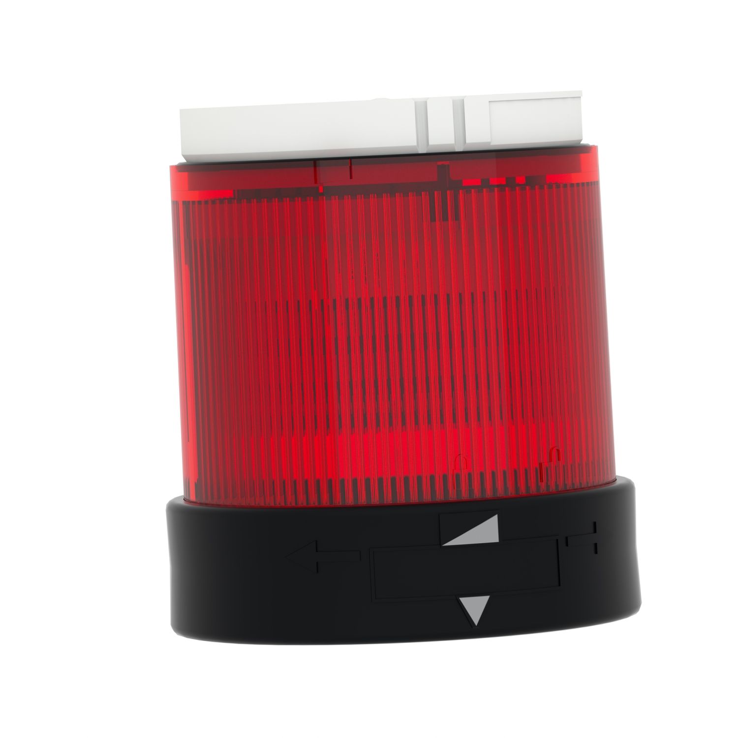 Picture of Indicator bank, Harmony XVB, illuminated unit, plastic, red, 70mm, steady, integral LED, 24V AC/DC