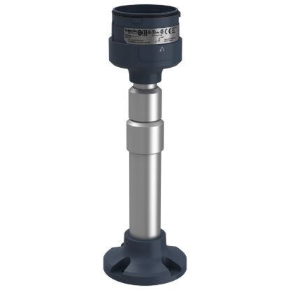 Picture of Fixing plate with adjustable aluminium pole 210 to 385mm for modular tower lights, Harmony XVU, black, 60mm