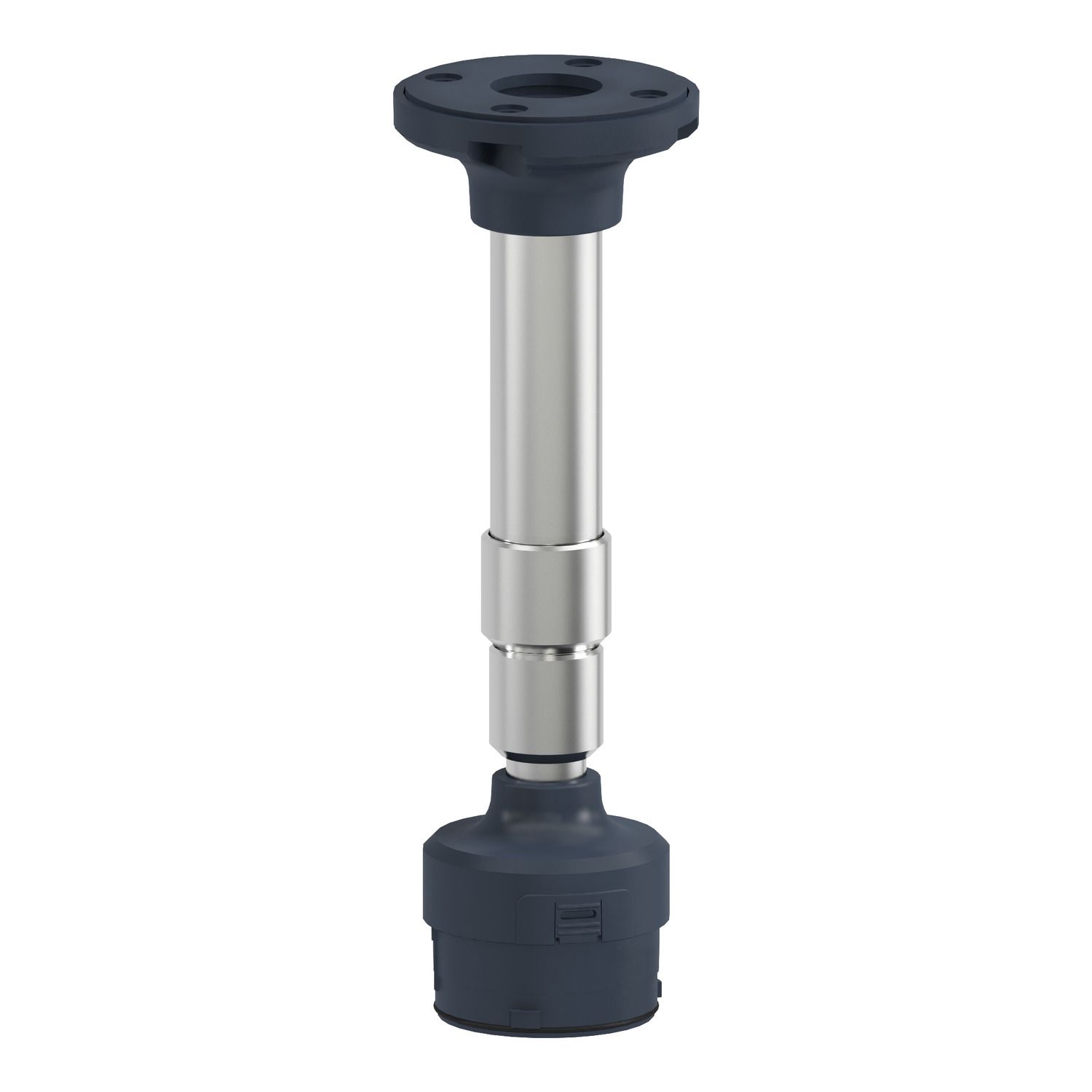 Picture of Fixing plate with adjustable aluminium pole 210 to 385mm for modular tower lights, Harmony XVU, black, 60mm