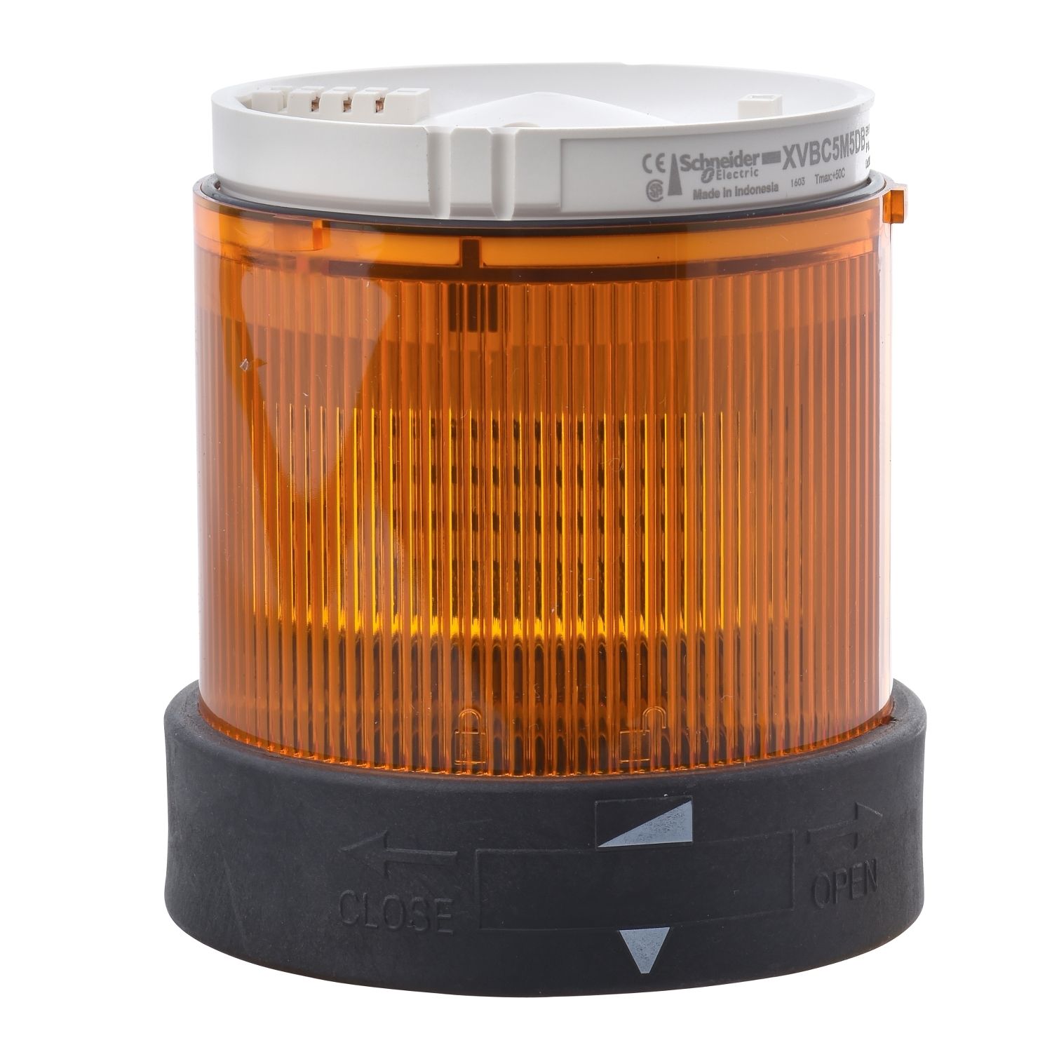 Picture of Indicator bank, Harmony XVB, illuminated unit, plastic, orange, 70mm, steady, integral LED, 24V AC/DC