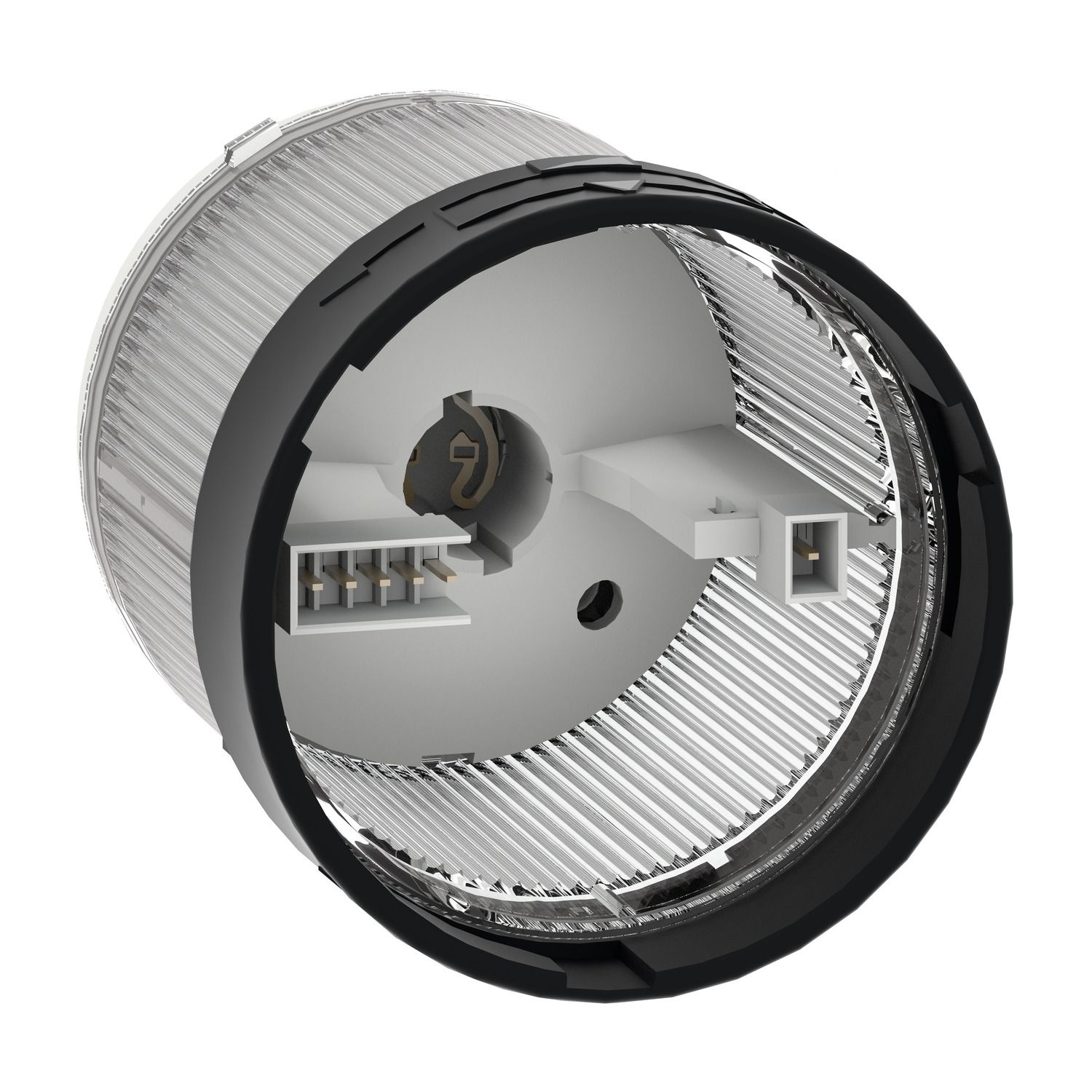 Picture of Indicator bank, Harmony XVB, illuminated unit, plastic, clear, 70mm, steady, bulb or LED not included, 250V