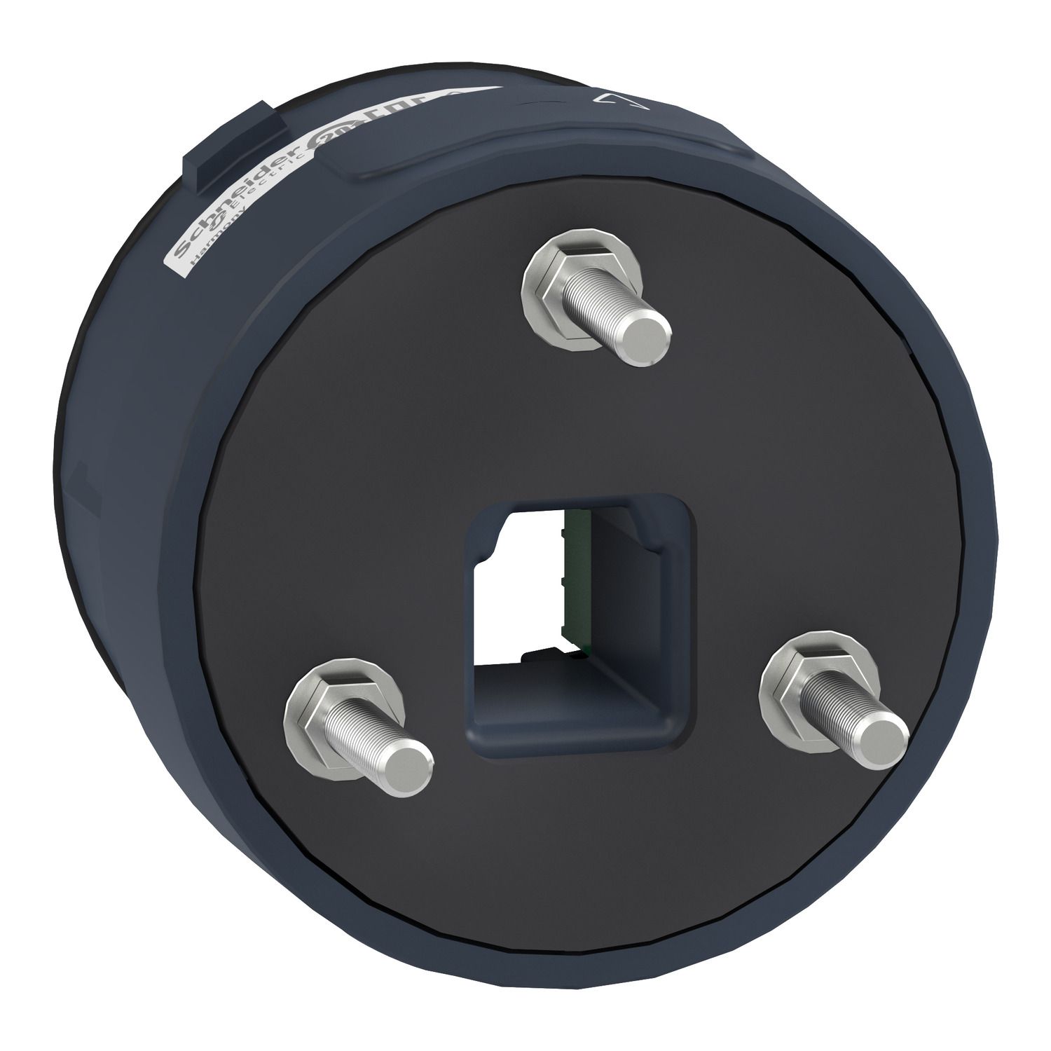 Picture of Fixing unit for modular tower lights, Harmony XVU, black, 60mm, 3 pins direct mounting