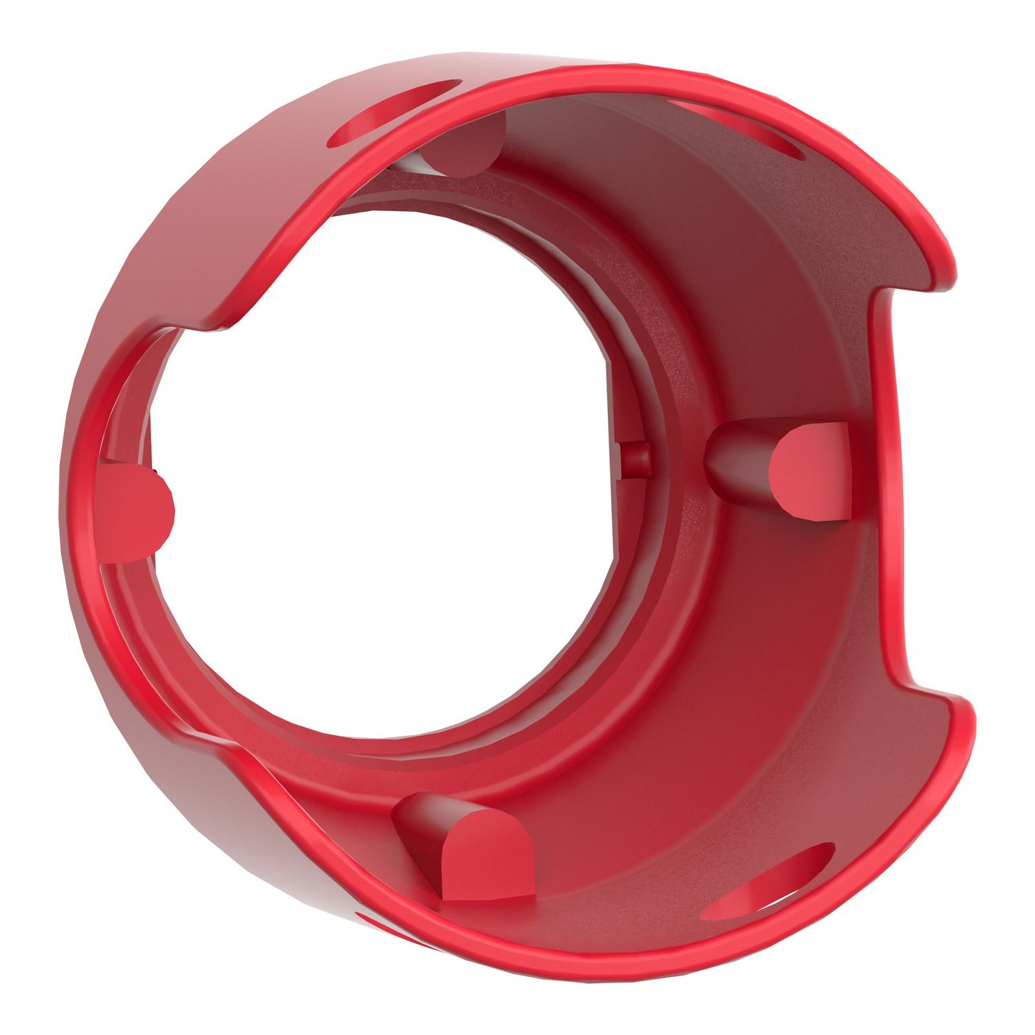 Picture of Padlockable guard for mushroom head 40mm, Harmony XB4, metal, red