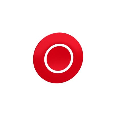 Picture of red cap marked O for rectangular multiple-headed pushbutton 22mm