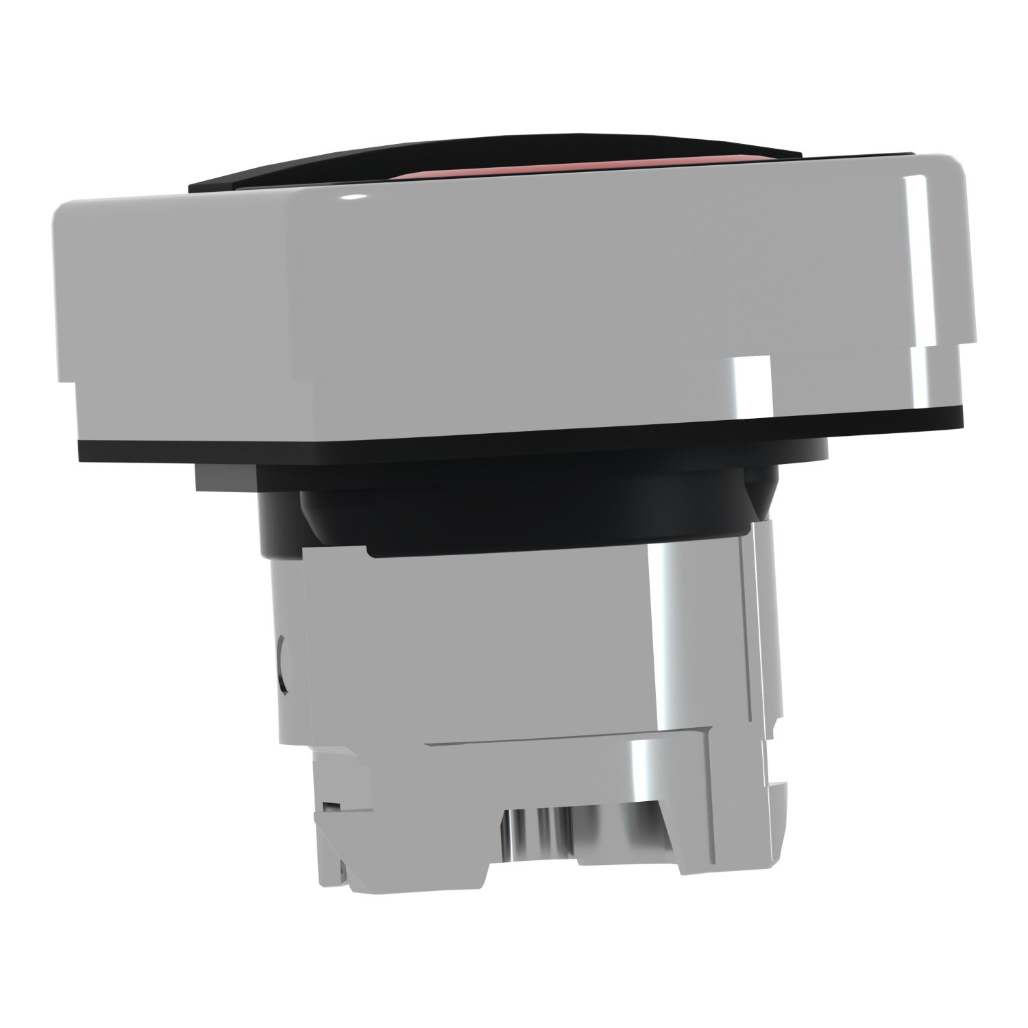 Picture of Head for double headed push button, Harmony XB4, metal, 22mm, 1 green flush unmarked+1 red flush unmarked