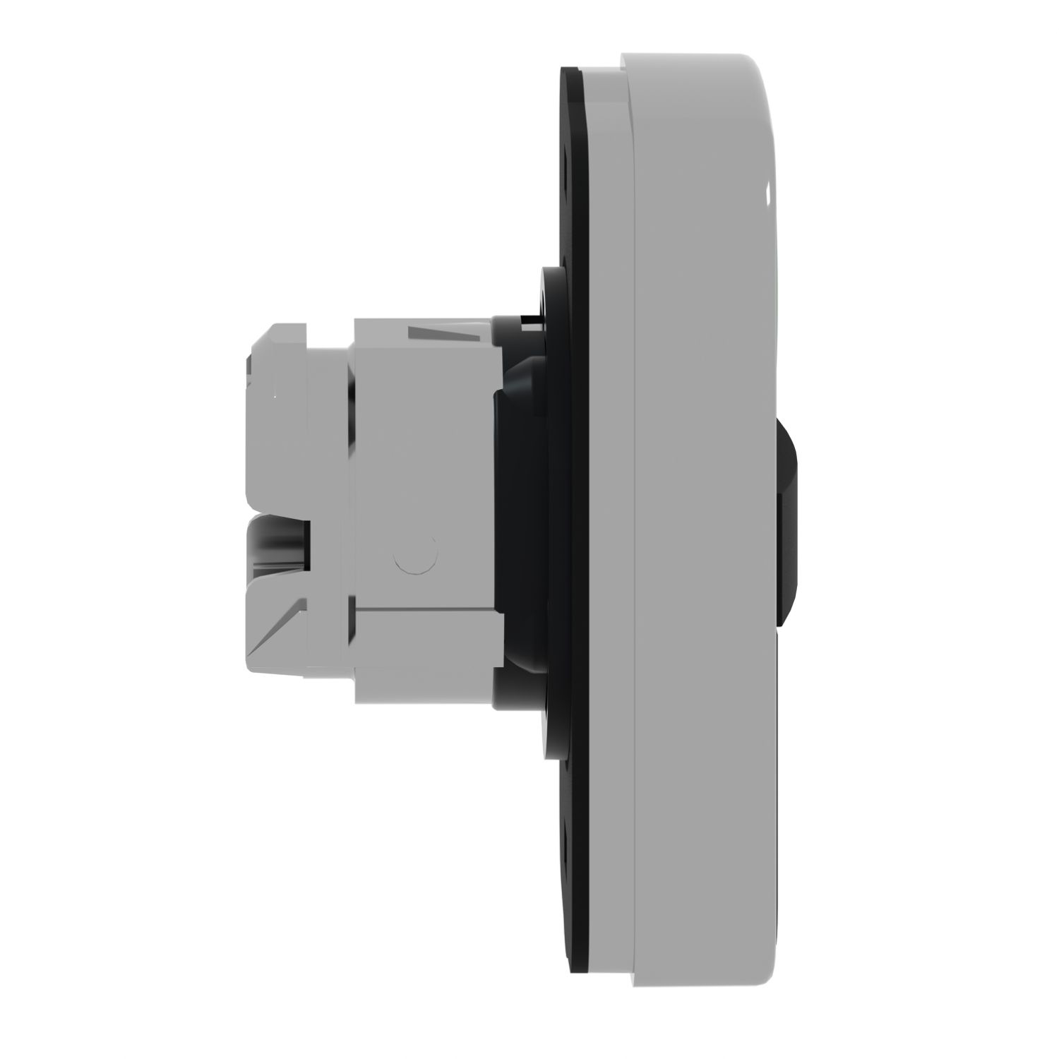 Picture of Head for double headed push button, Harmony XB4, metal, 22mm, 1 green flush unmarked+1 red flush unmarked
