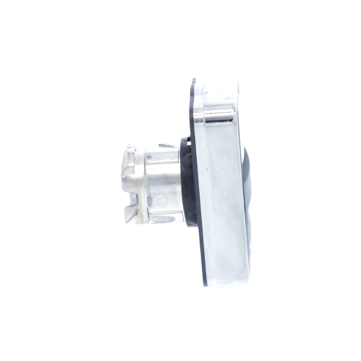 Picture of Head for double headed push button, Harmony XB4, metal, 22mm, 1 white flush marked I + 1 black flush marked O