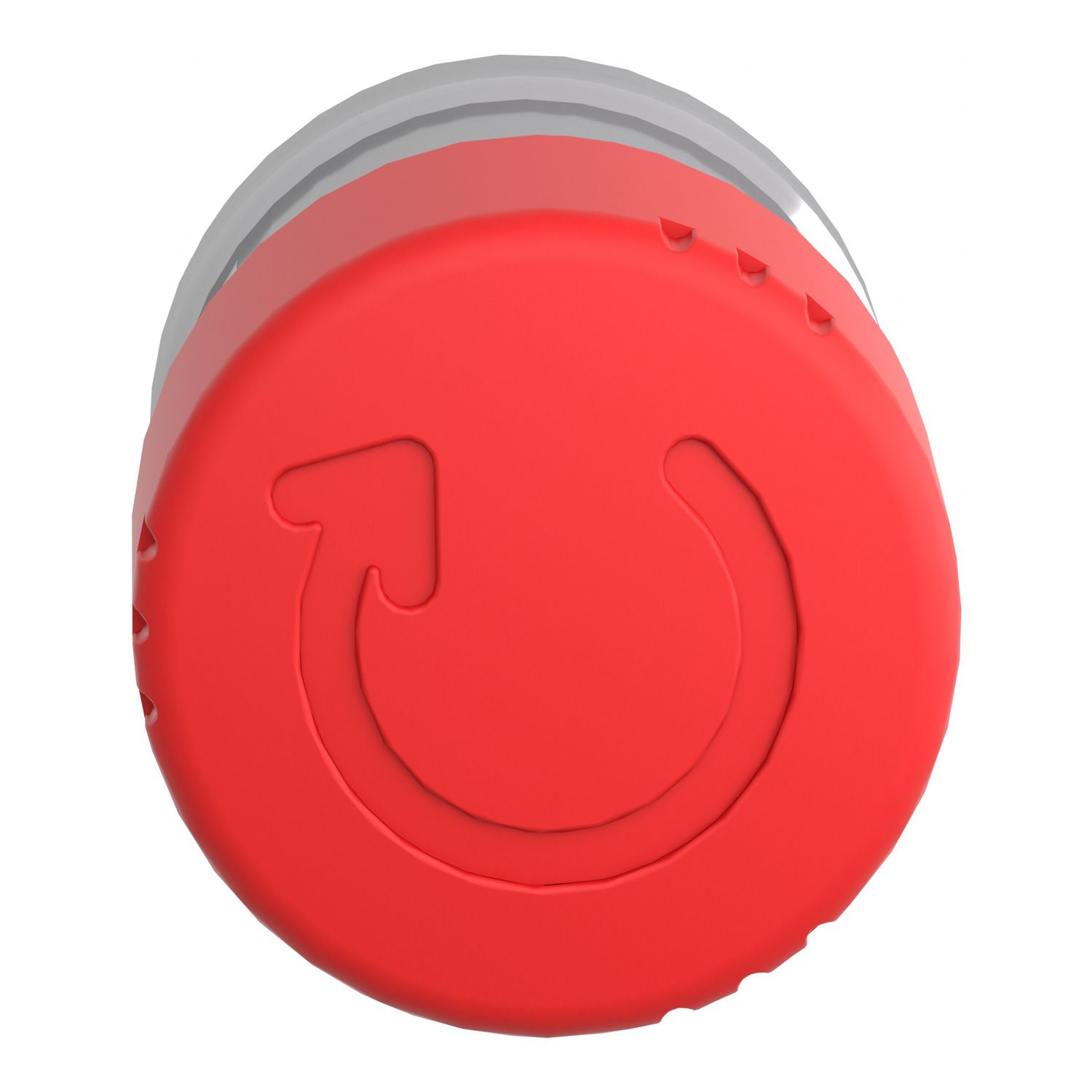 Picture of Emergency stop head, Harmony XB4, switching off, metal, red mushroom 30mm, 22mm, trigger latching turn to release