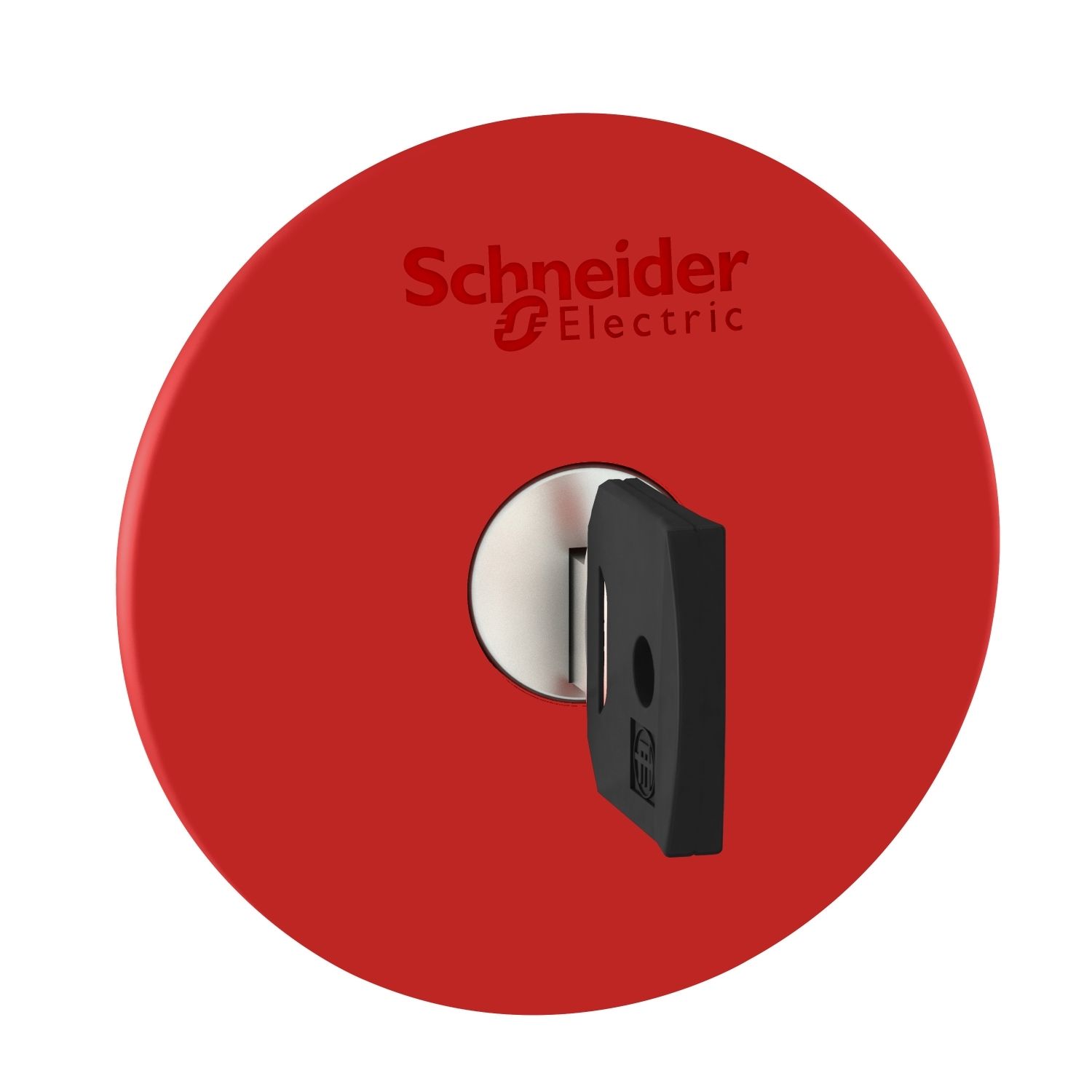 Picture of Emergency stop head, Harmony XB4, switching off, metal, red mushroom 60mm, 22mm, trigger latching key release