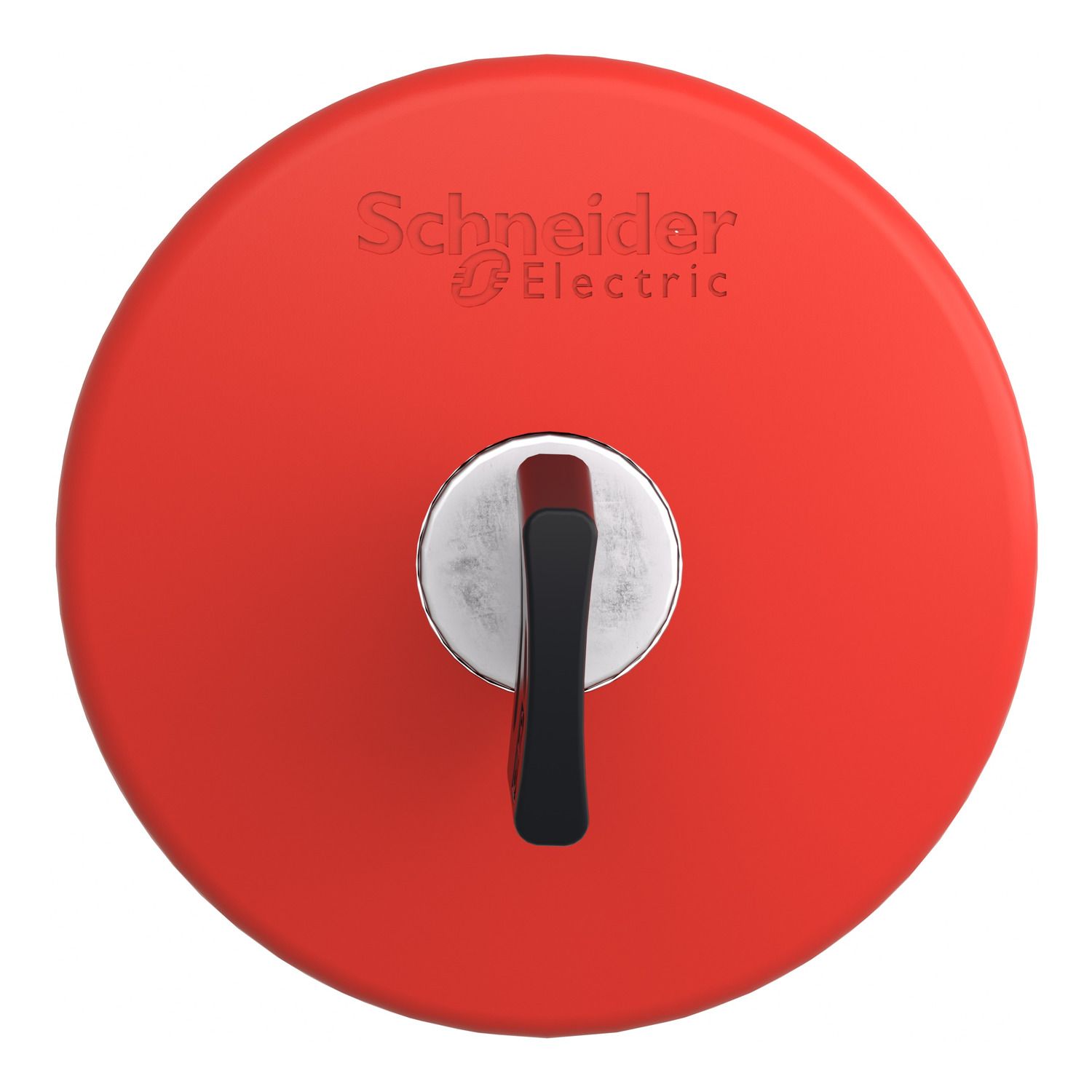 Picture of Emergency stop head, Harmony XB4, switching off, metal, red mushroom 60mm, 22mm, trigger latching key release