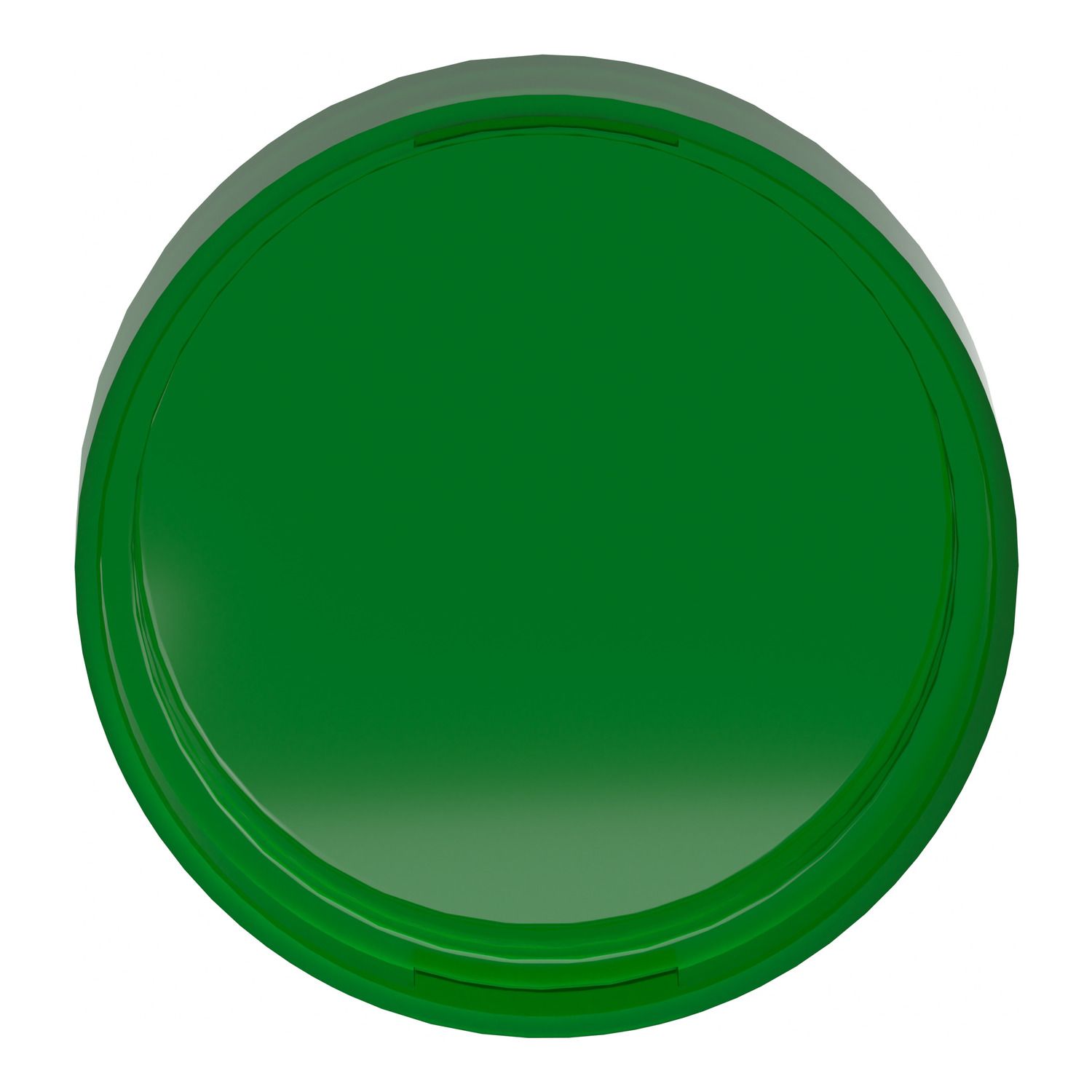 Picture of Head for pilot light, Harmony XB4, Harmony XB5, green, 22mm, universal LED, plain lens, unmarked