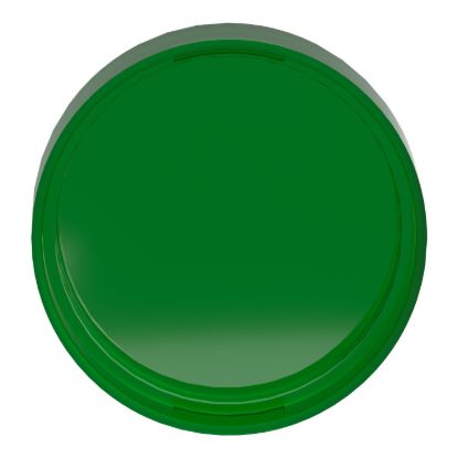 Picture of Head for pilot light, Harmony XB4, Harmony XB5, green, 22mm, universal LED, plain lens, unmarked