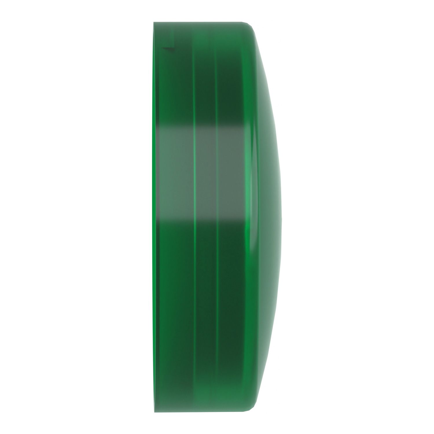 Picture of Head for pilot light, Harmony XB4, Harmony XB5, green, 22mm, universal LED, plain lens, unmarked