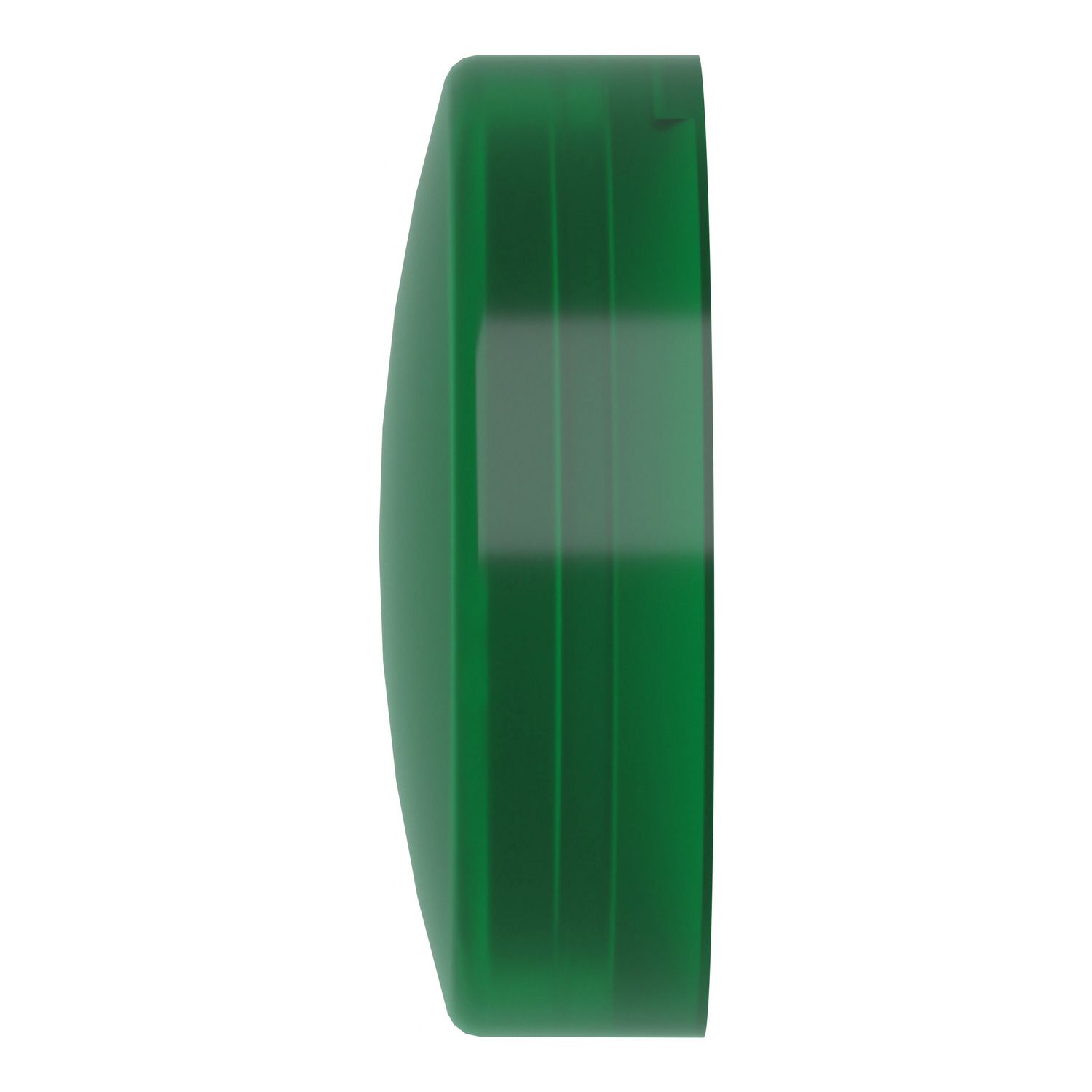 Picture of Head for pilot light, Harmony XB4, Harmony XB5, green, 22mm, universal LED, plain lens, unmarked