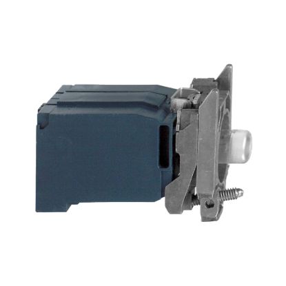 Picture of Light block with body fixing collar, Harmony XB4, metal, with BA9s bulb, 110...120V AC