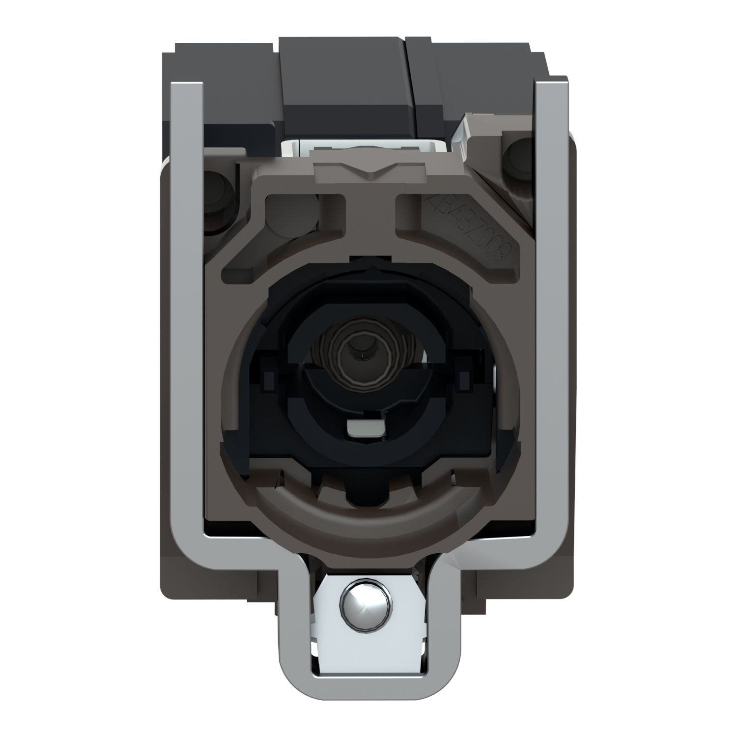 Picture of Light block with body fixing collar, Harmony XB4, metal, with BA9s bulb, 110...120V AC