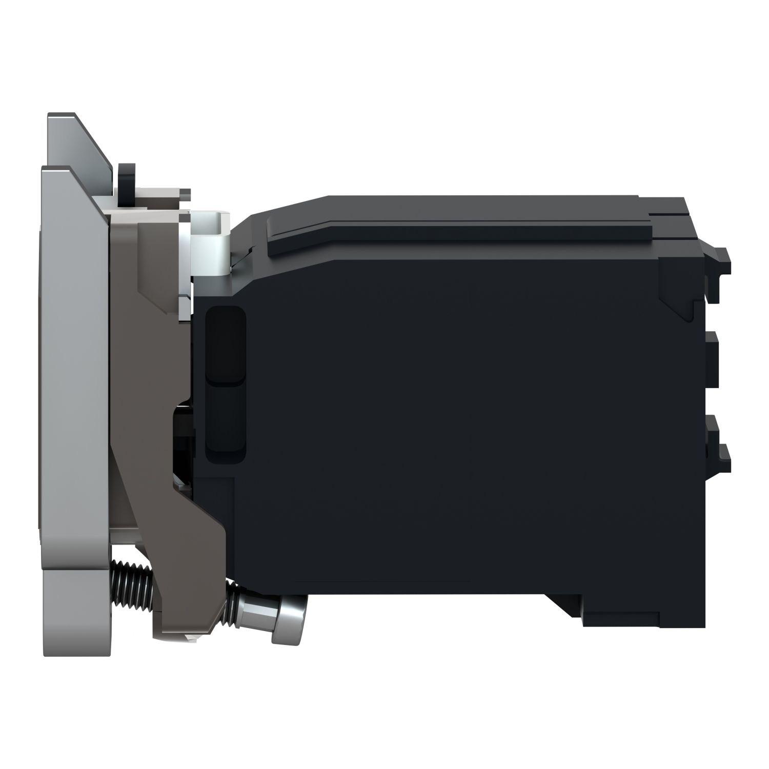 Picture of Light block with body fixing collar, Harmony XB4, metal, with BA9s bulb, 110...120V AC