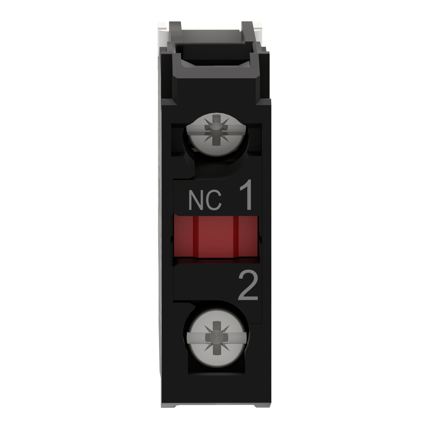 Picture of Single contact block, Harmony XB4, silver alloy, screw clamp terminal, 1NC