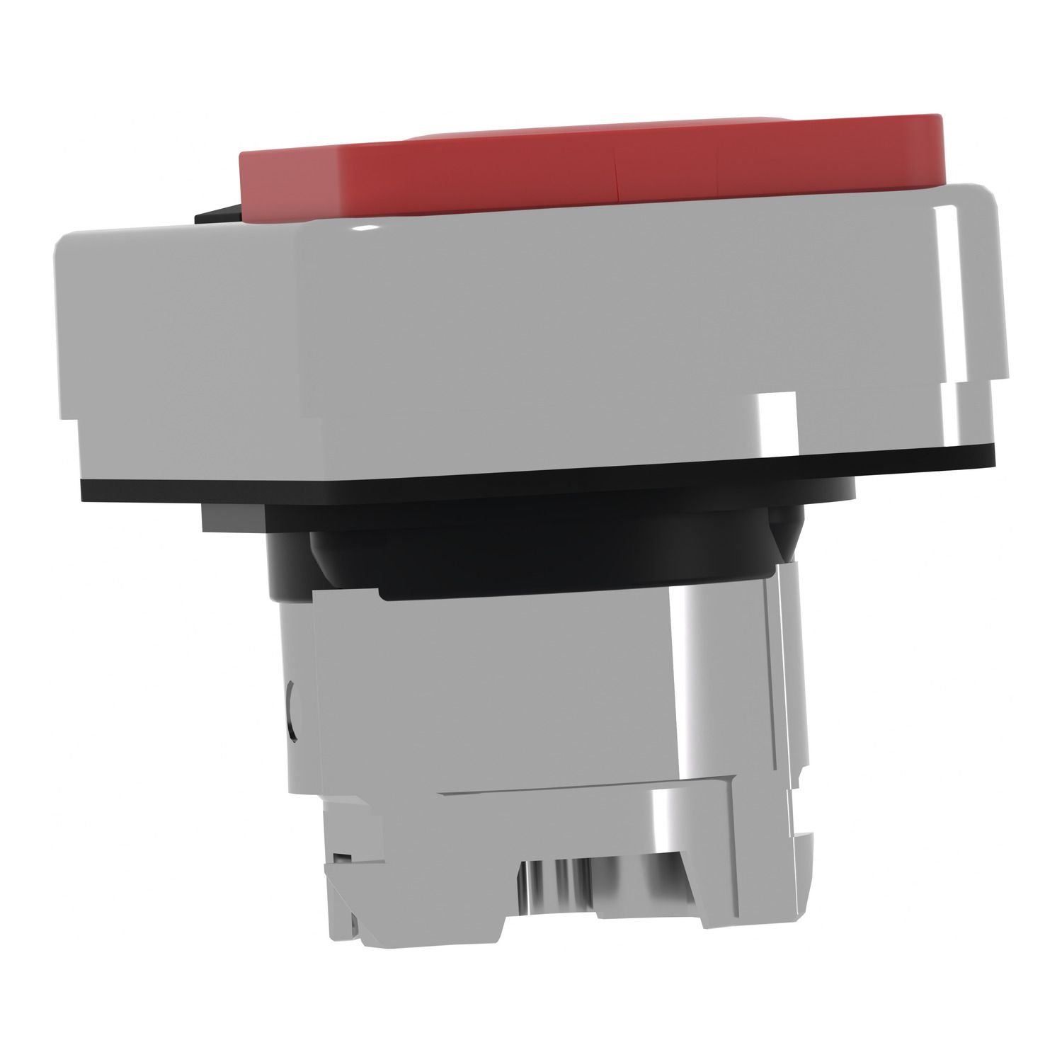 Picture of Head for double headed push button, Harmony XB4, metal, 22mm, 1 green flush marked I + 1 red projecting marked O