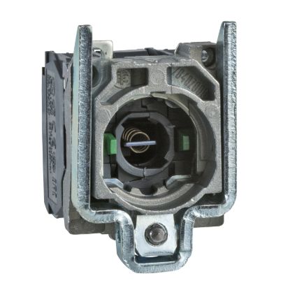 Picture of Complete body/contact assembly and light block, Harmony XB4, metal, for BA9s bulb, 250V, 2NO