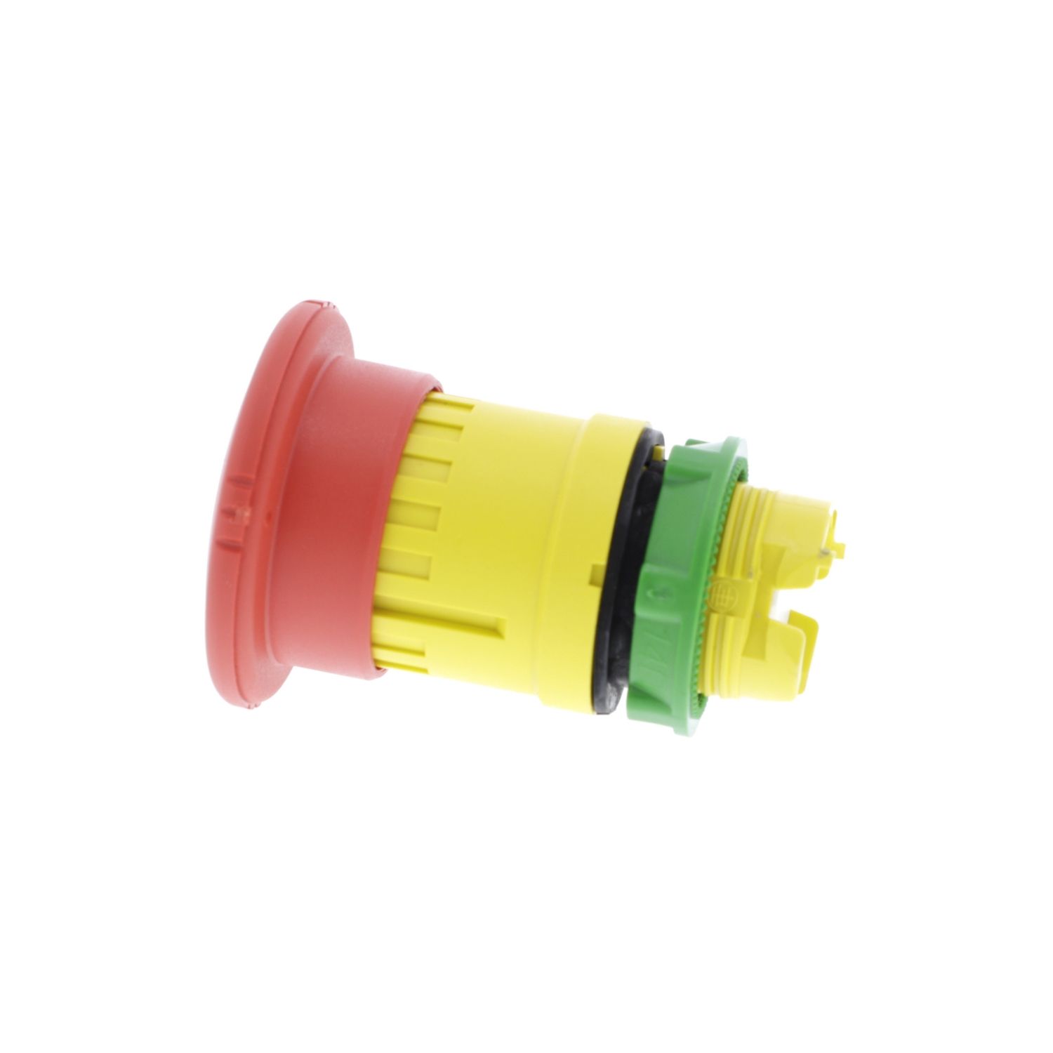 Picture of Emergency stop head, Harmony XB5, switching off, plastic, red mushroom 40mm, 22mm, trigger and latching turn to release
