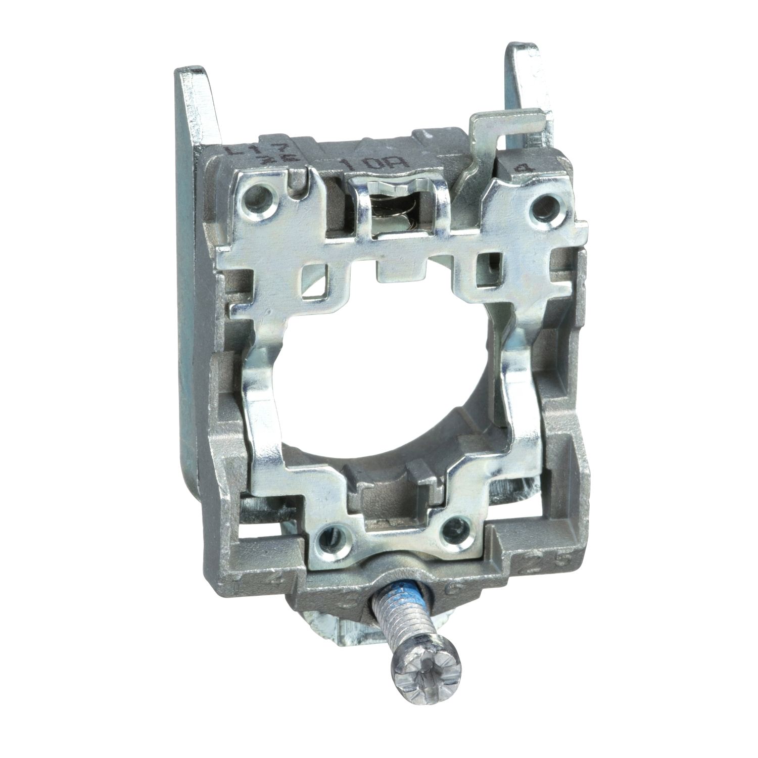 Picture of Body/fixing collar for electrical block, Harmony XB4, metal