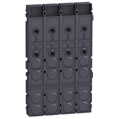 Picture of front alignment base - 3 poles/4 poles - for INV100..630/INS250