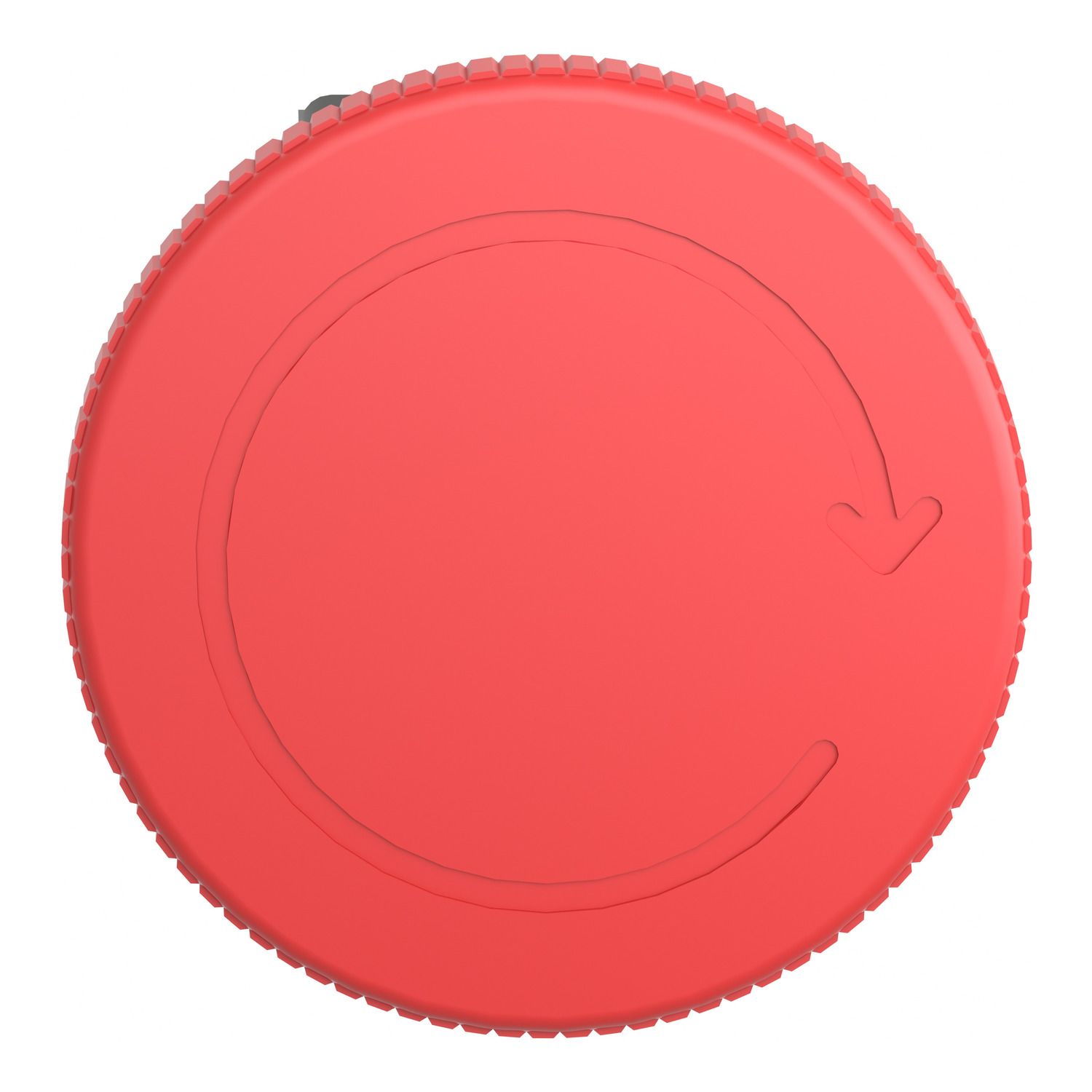 Picture of Complete emergency switching off push button, Easy Harmony XA2, plastic, red mushroom 60mm, 22mm, turn to release, 1NC