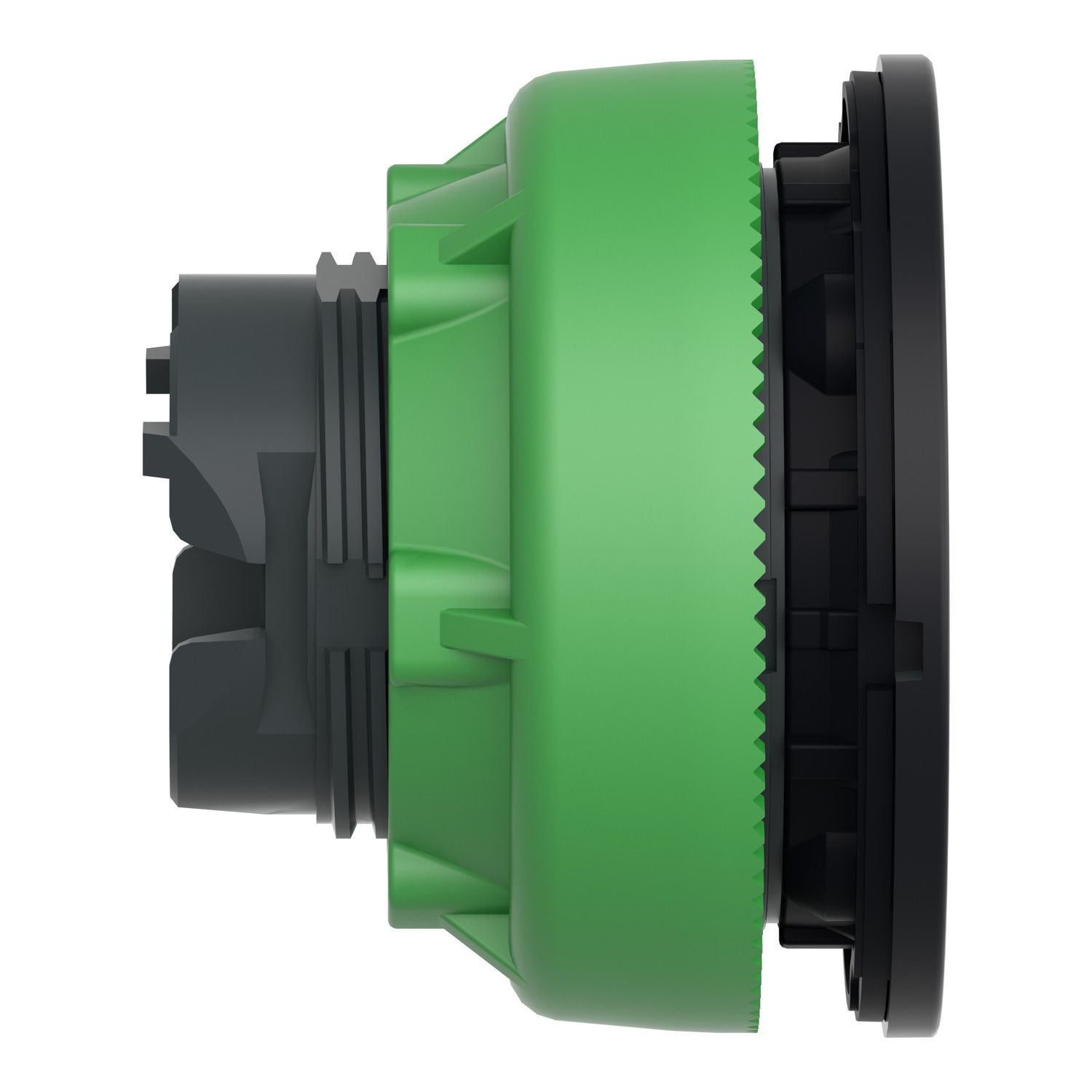 Picture of Head for pilot light, Harmony XB5, antimicrobial, plastic, white, 30mm, universal LED, plain lens
