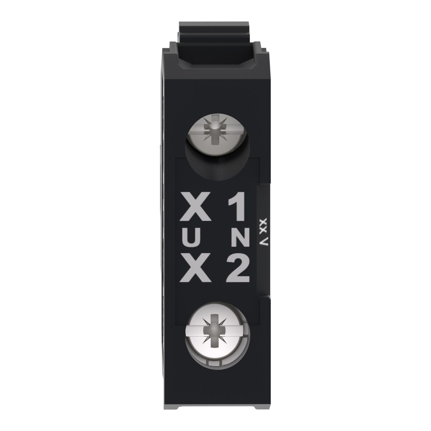 Picture of Light block, Harmony XB4 XB5, white, for head 22mm, universal LED, screw clamp terminals, 24V AC DC