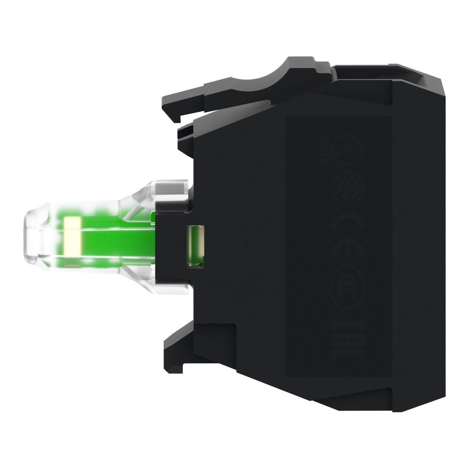 Picture of Light block, Harmony XB4 XB5, white, for head 22mm, universal LED, screw clamp terminals, 24V AC DC
