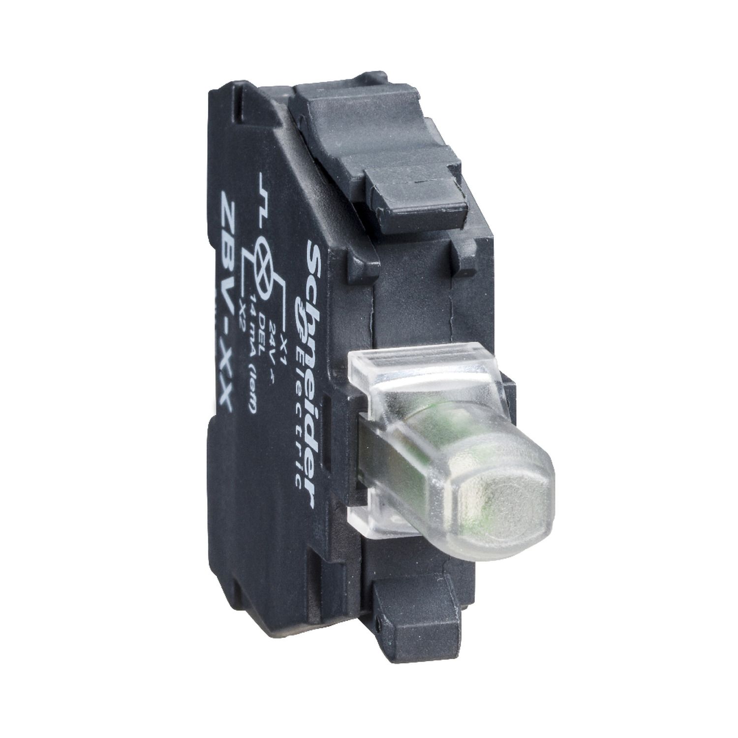 Picture of Light block, Harmony XB4, Harmony XB5, flashing, for head 22mm, universal LED,  screw clamp terminals, 240V