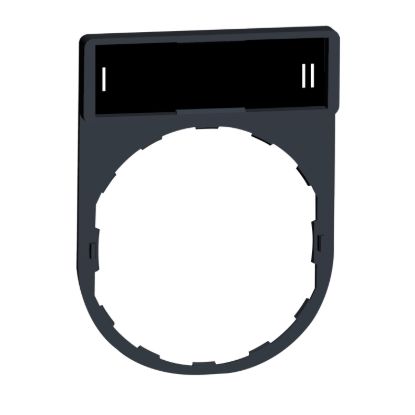 Picture of Legend holder, Harmony XB4, 30 x 40mm, plastic, 8 x 27mm legend, white marked I-II