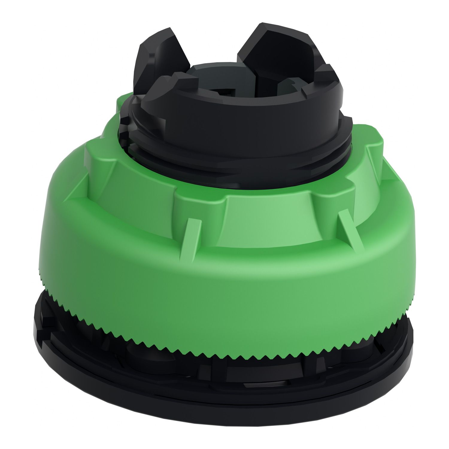 Picture of Head for pilot light, Harmony XB5, antimicrobial, plastic, orange, 30mm, universal LED, plain lens