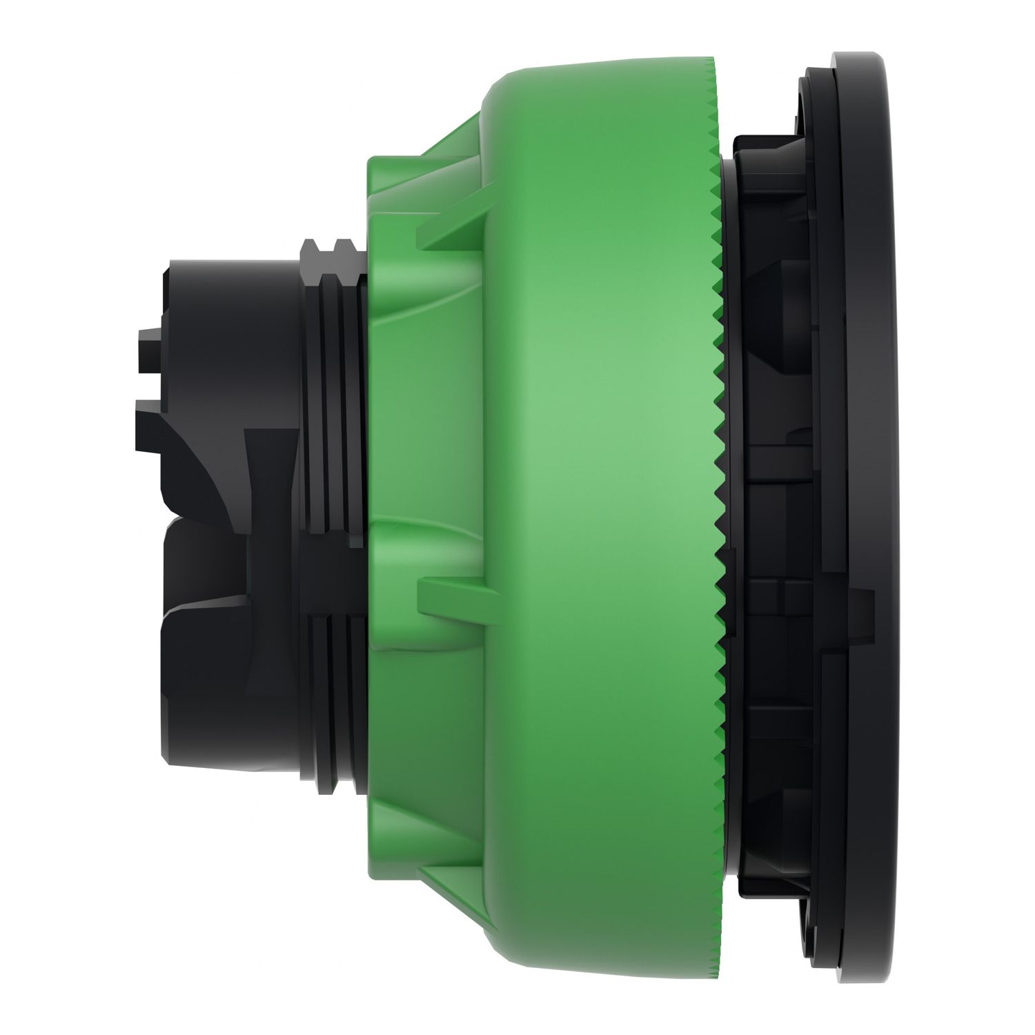Picture of Head for pilot light, Harmony XB5, antimicrobial, plastic, blue, 30mm, universal LED, plain lens