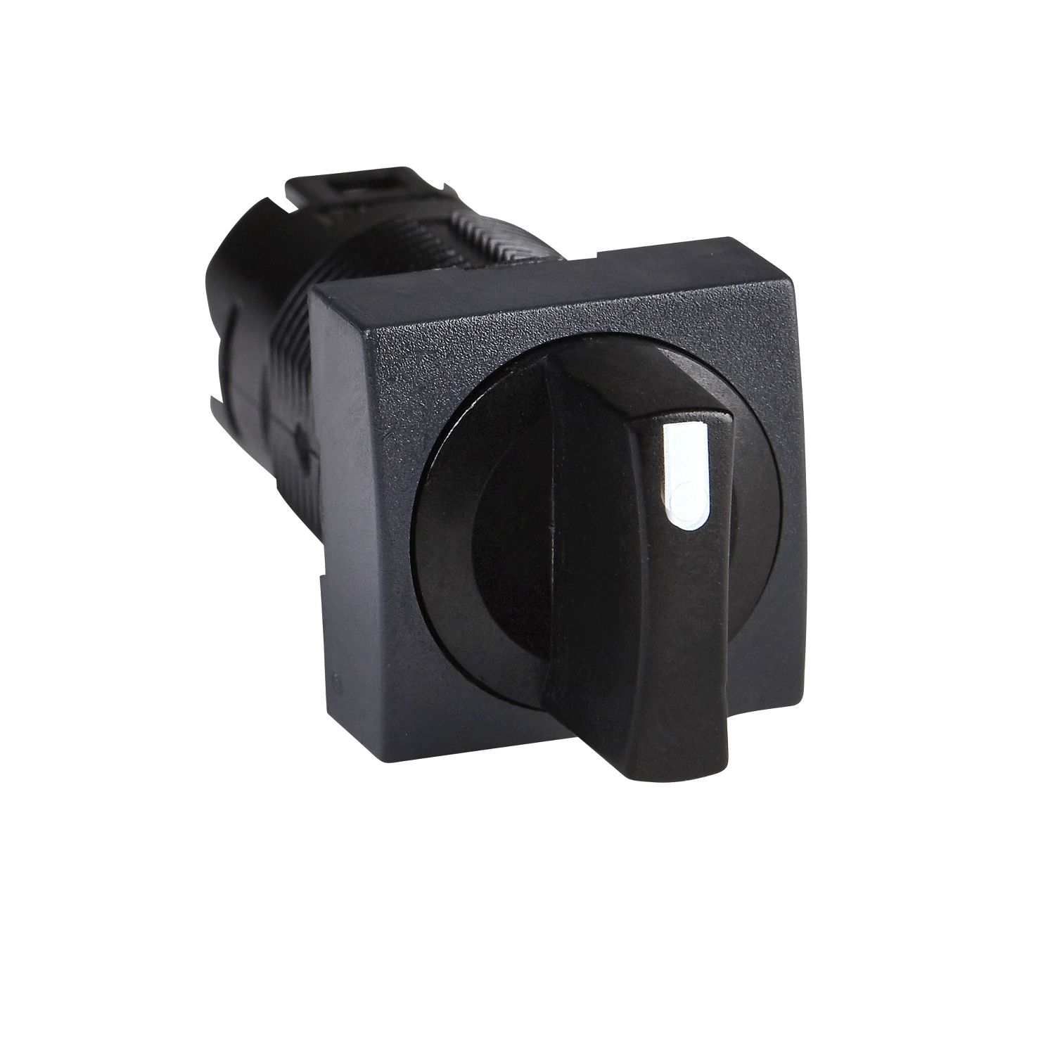 Picture of Head for selector switch, Harmony XB6, black square Ø 16 2 position stay put
